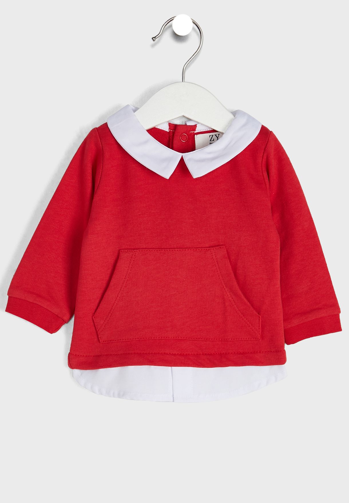 Infant Peter Pan Collar Sweatshirt