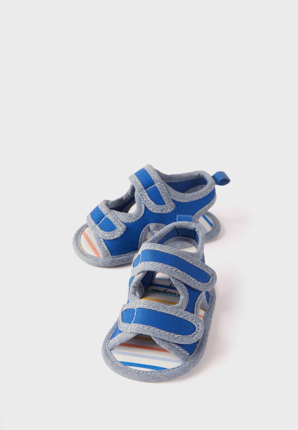Infant Double Strap Velcro Sandals