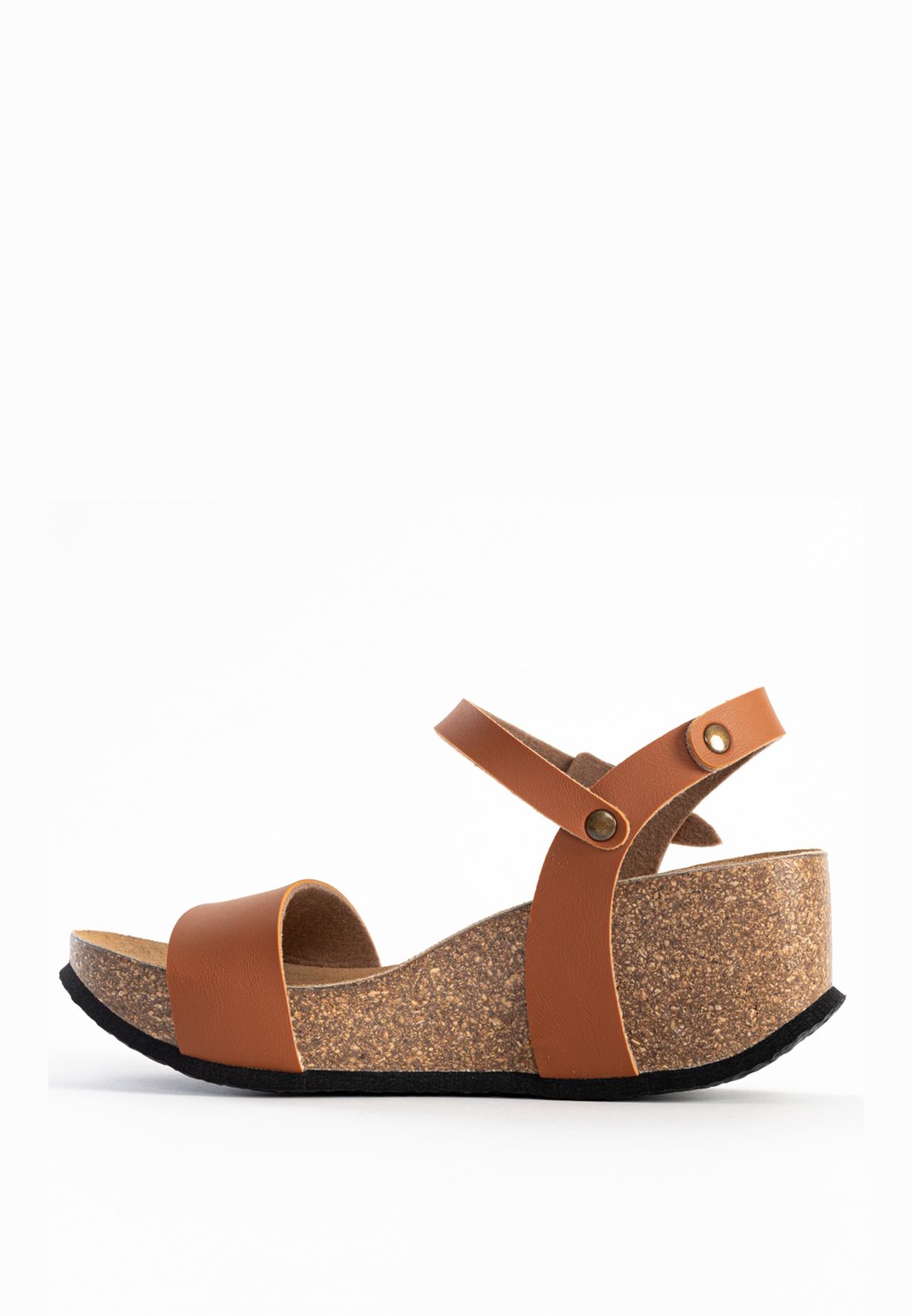 Buy Bayton brown Toledo Wedge Sandals for Women in MENA, Worldwide