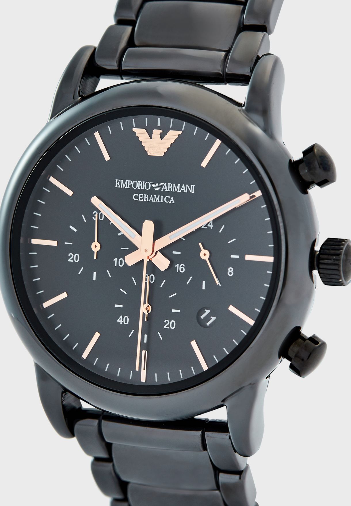 Buy Emporio Armani black AR1509 Analog Watch for Men in Riyadh, Jeddah