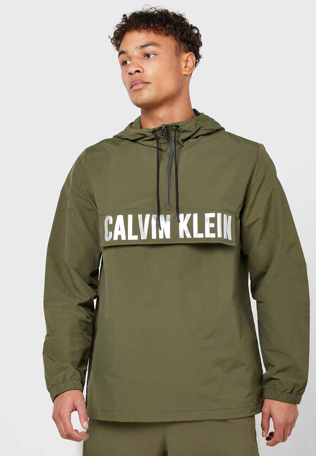 Buy Calvin Klein Performance green Logo Hoodie for Men in MENA, Worldwide