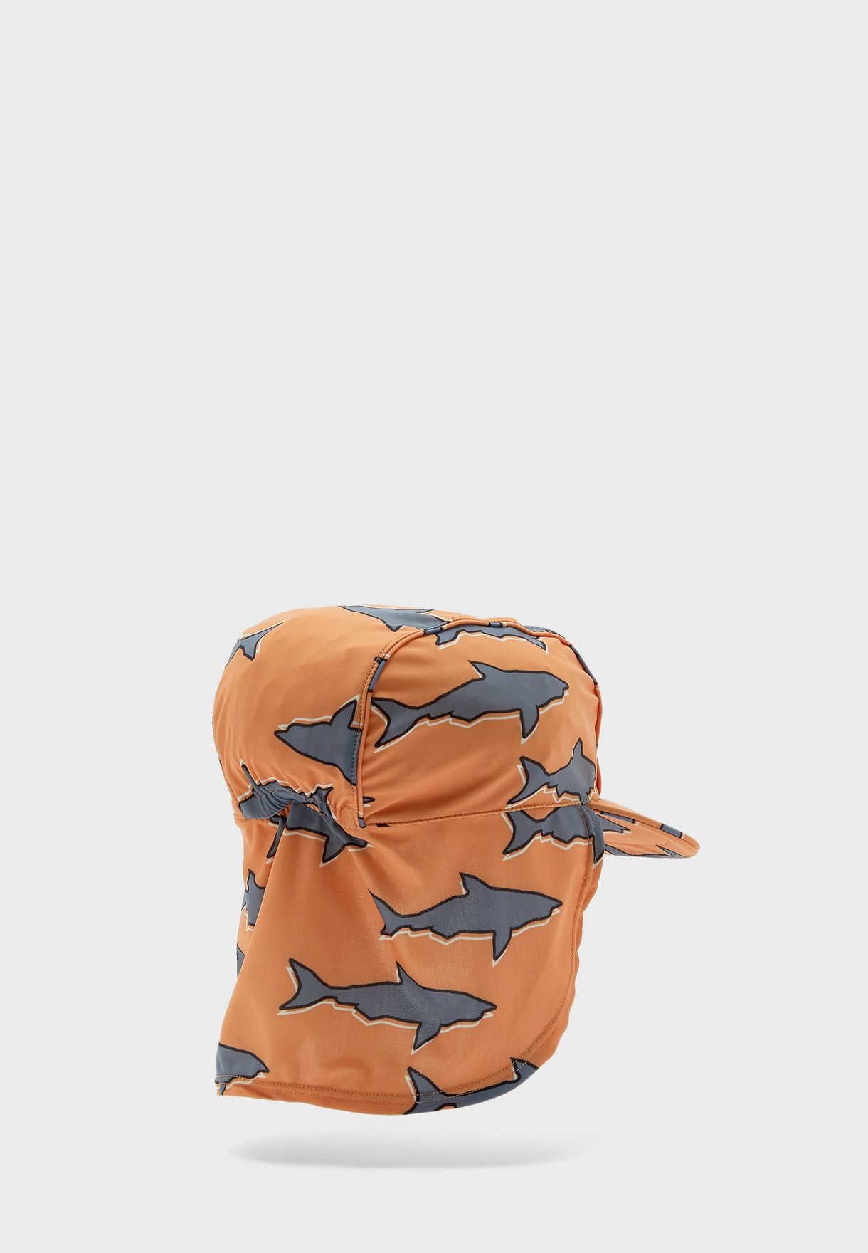 Infant Shark Print Swim Cap