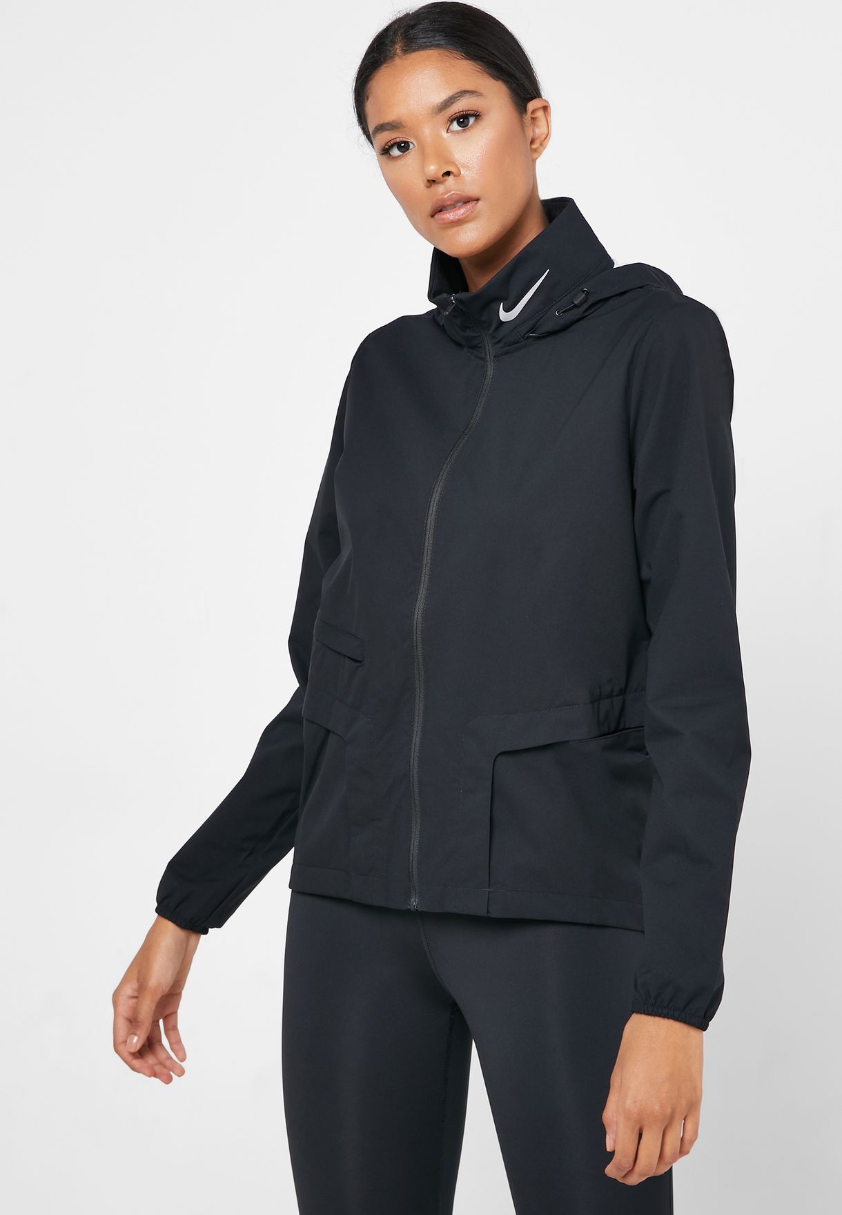 Buy Nike black Shield Jacket for Women in MENA, Worldwide