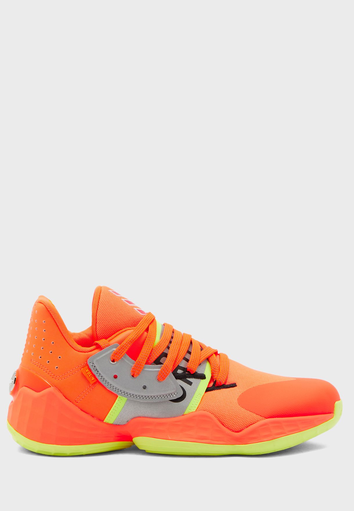 harden orange shoes