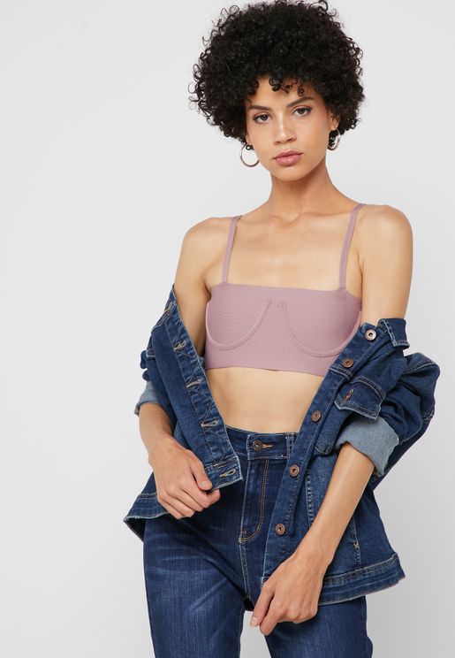 Underwired Cropped Cami Top