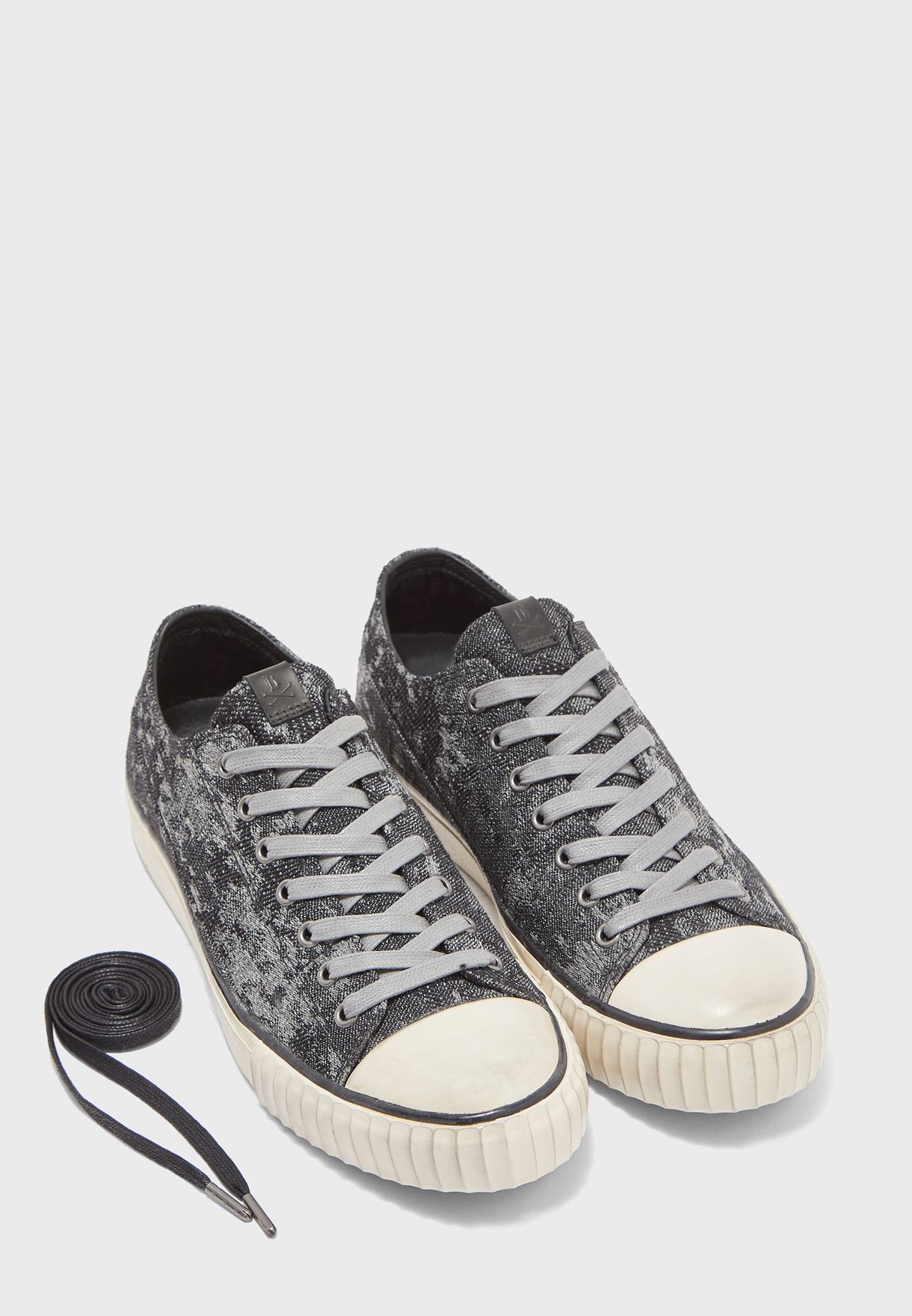 Abstract Camo Jacquard Sneakers