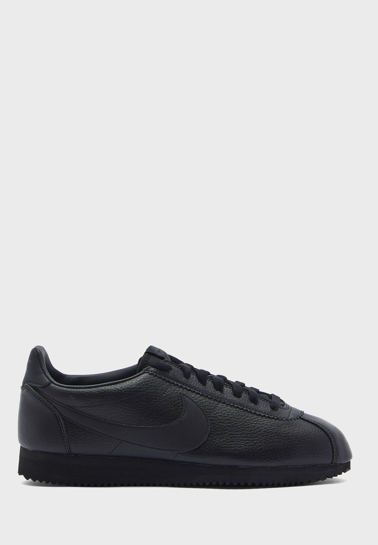 nike cortez classic leather black