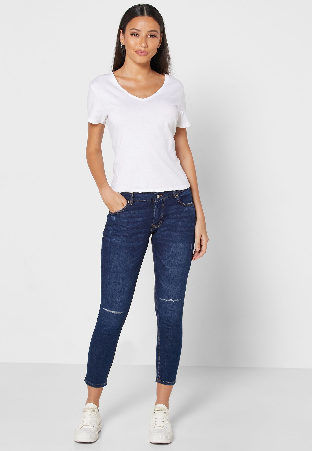 lee cooper cropped jeans