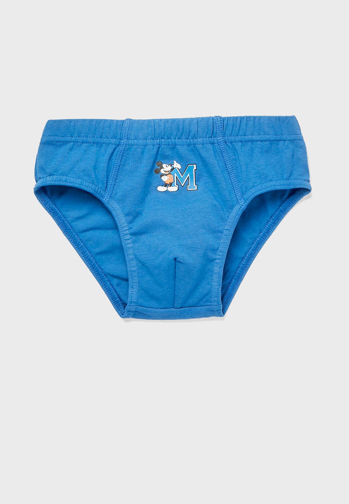 Kids 5 Pack Mickey Mouse Briefs