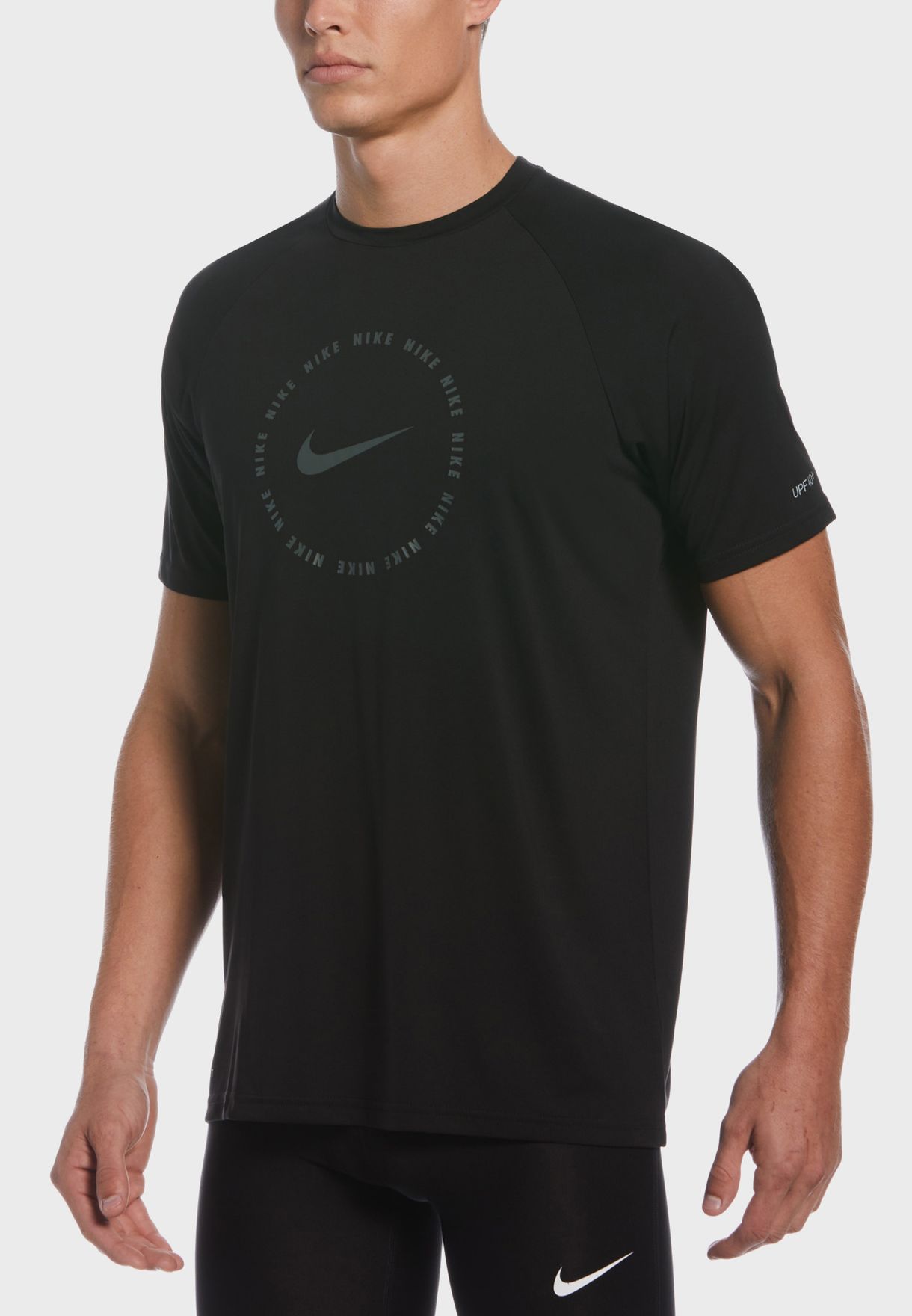 Buy Nike black Logo Rashguard for Kids in Dubai, Abu Dhabi