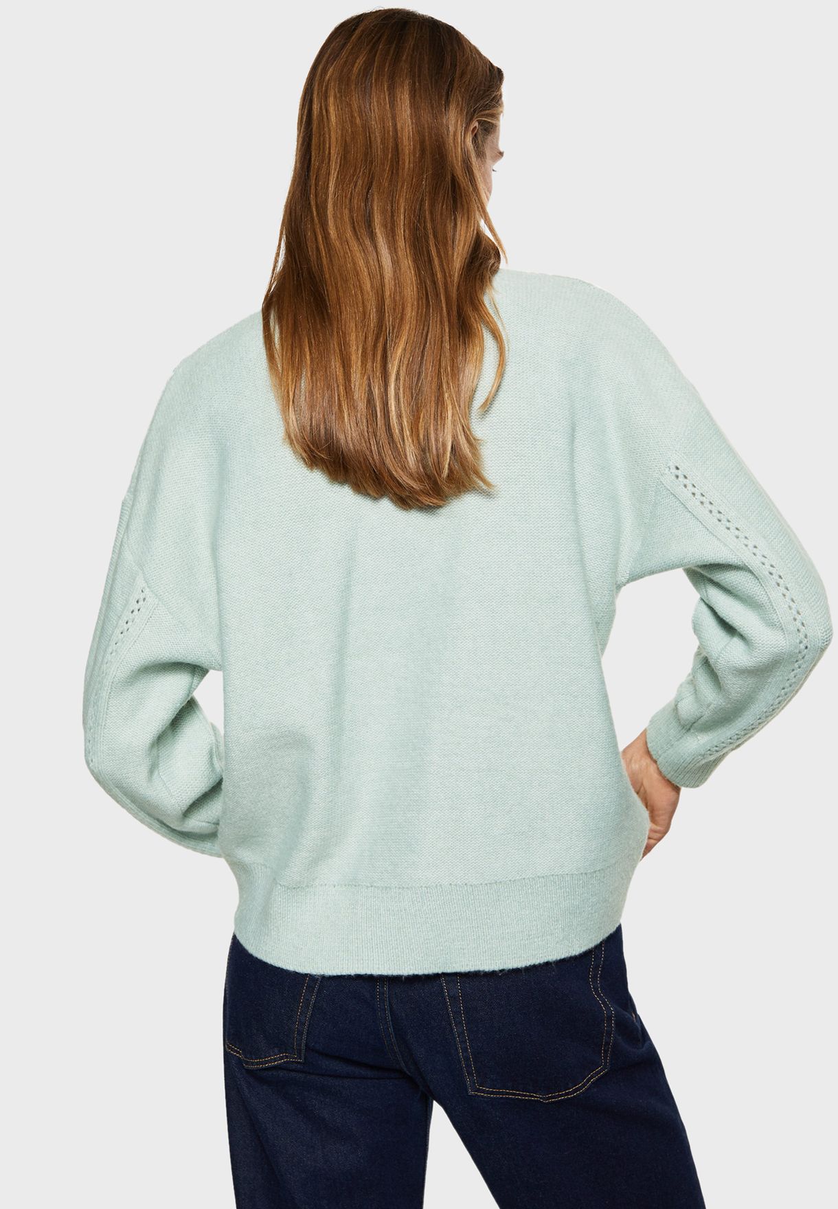 High Neck Knitted Sweater