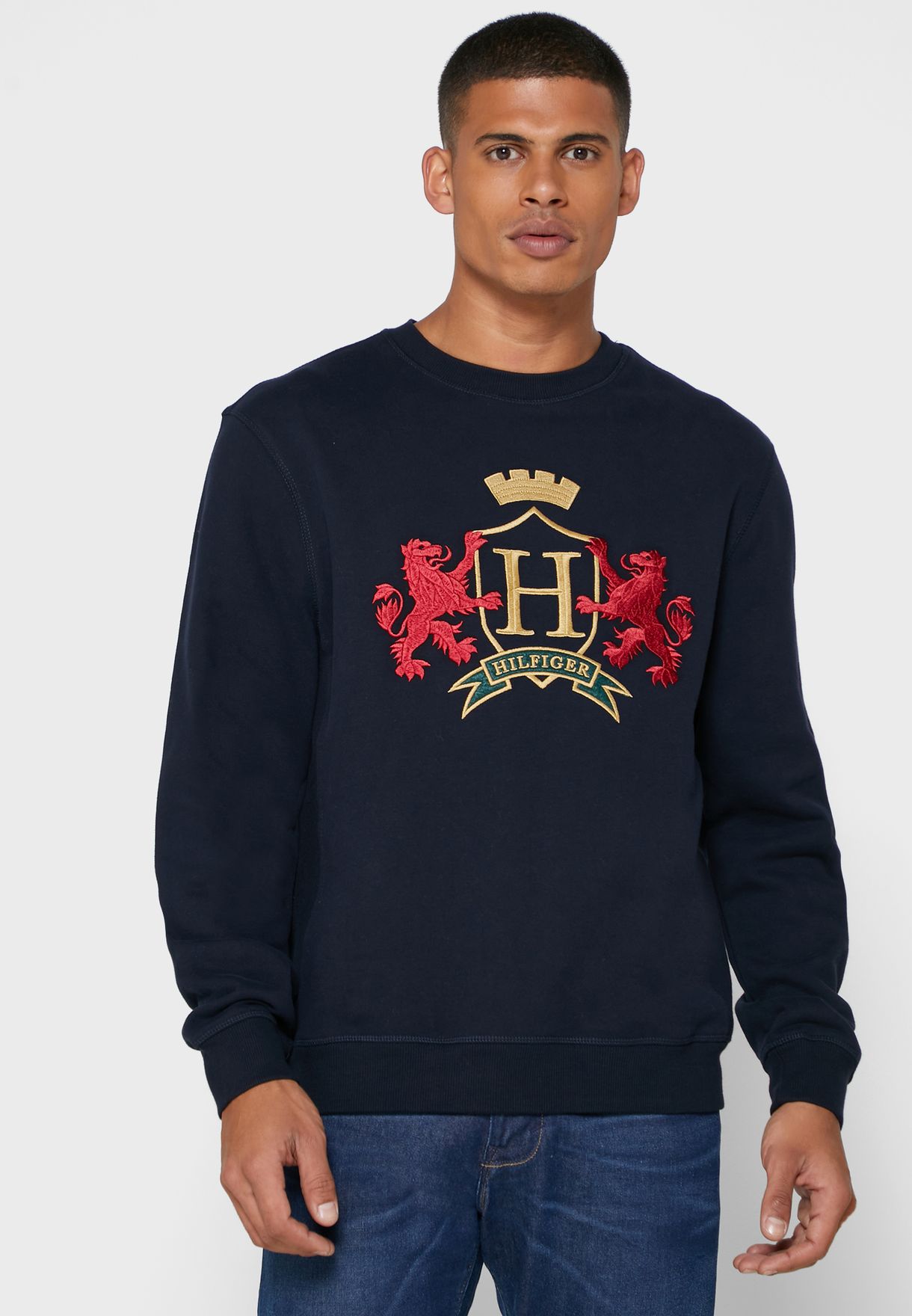 Buy Tommy Hilfiger navy Icon Sweatshirt 