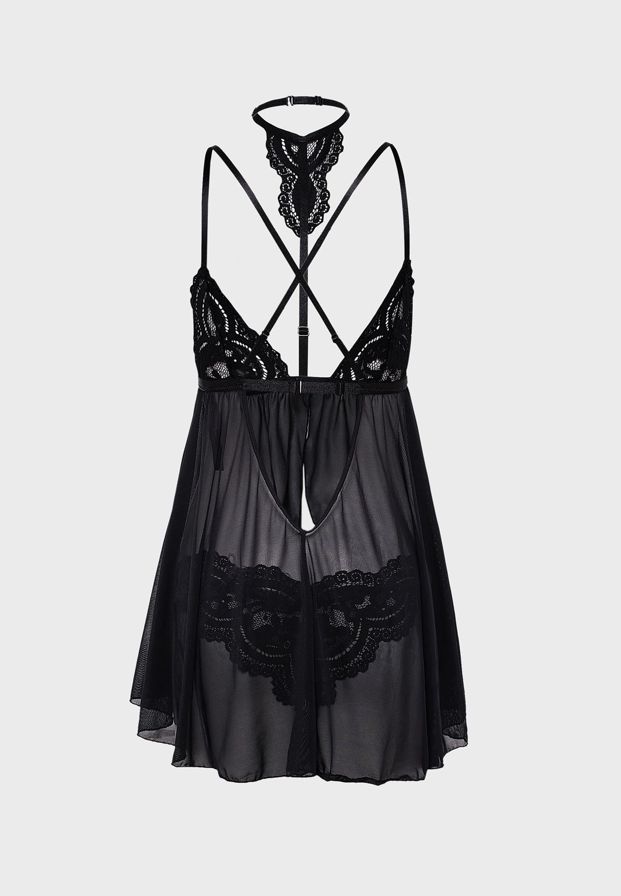 Buy Ann Summers black The Taylor Babydoll Black for Women in MENA ...