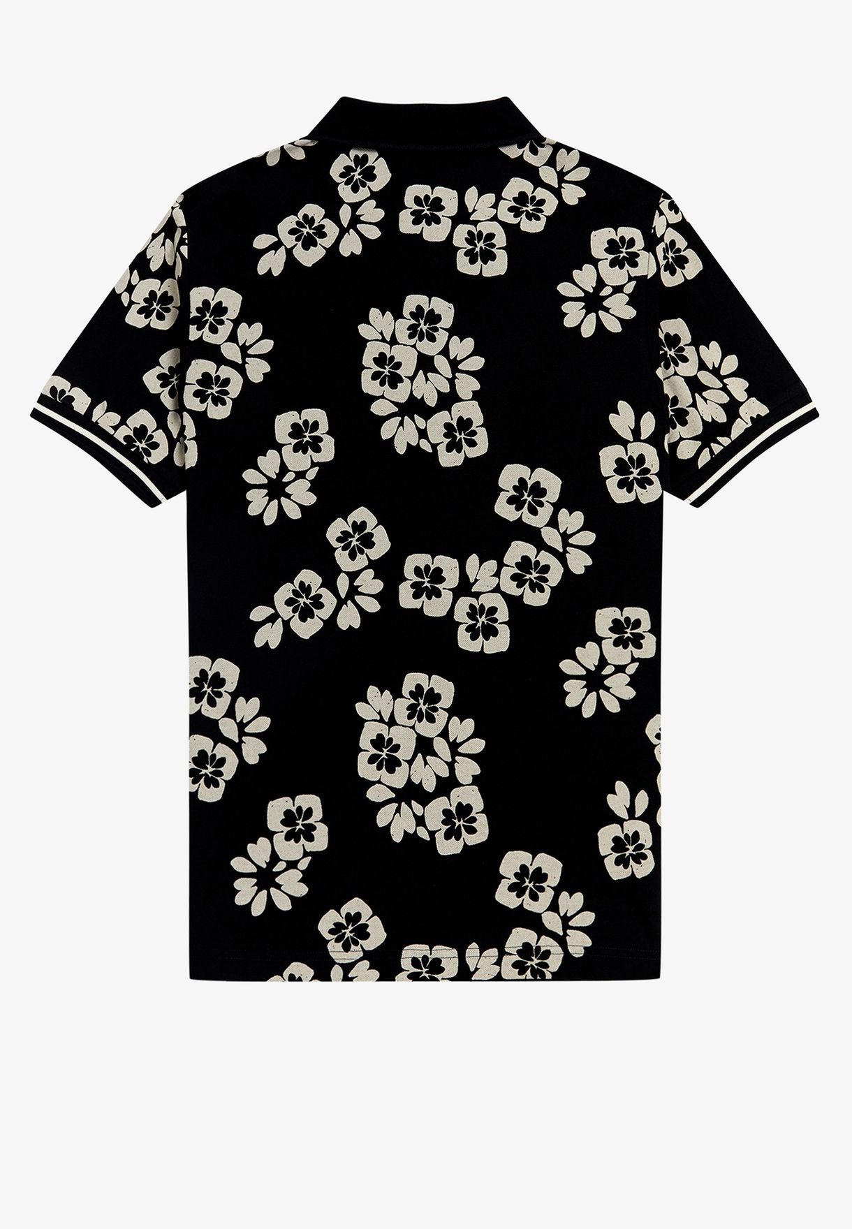 Floral Print Polo Shirt