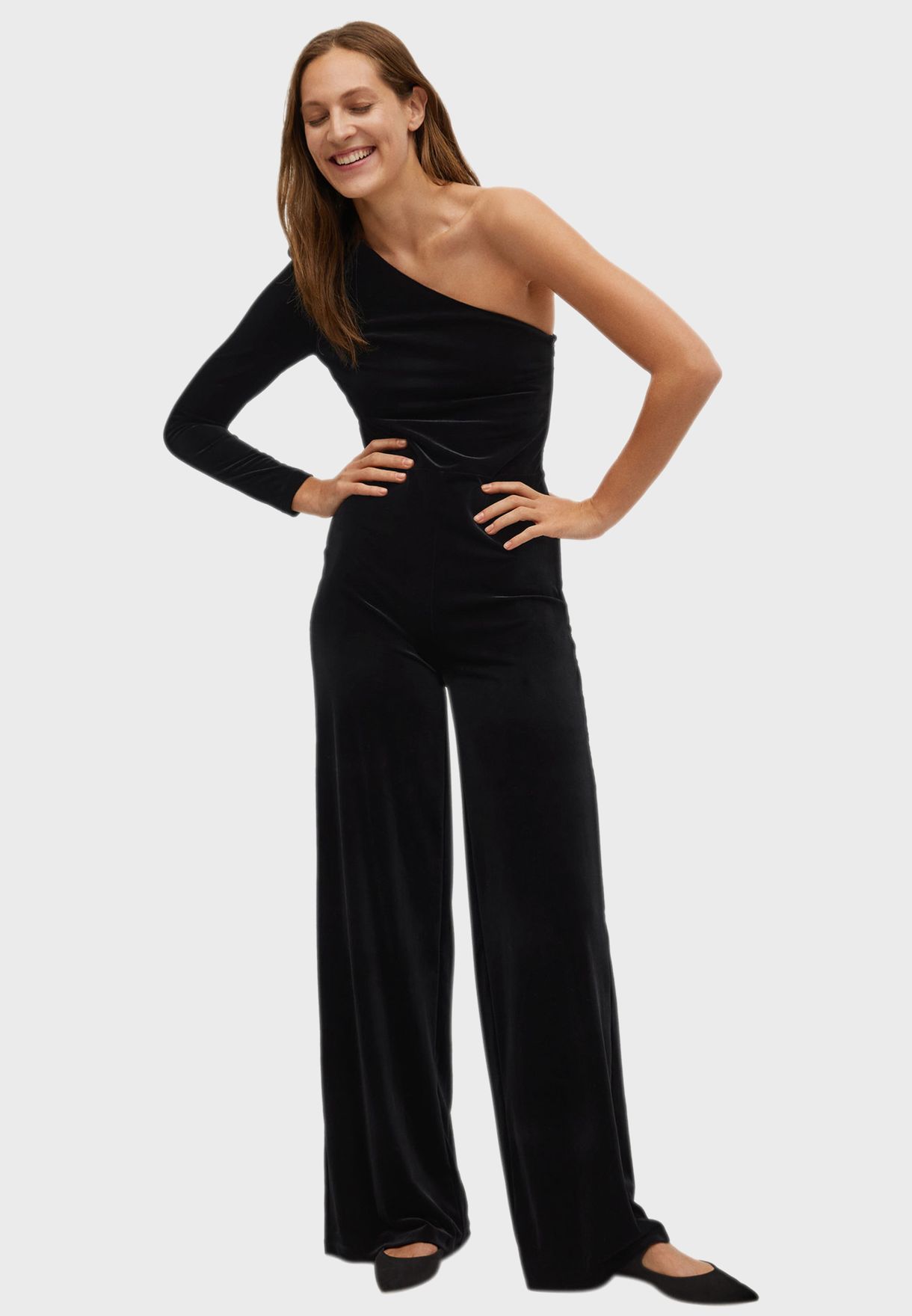 mango jumpsuit velvet