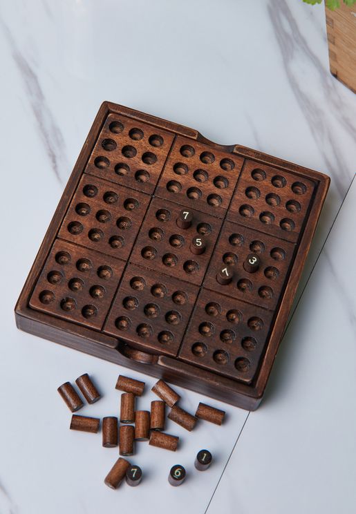 Premium Wooden Sudoku Puzzle
