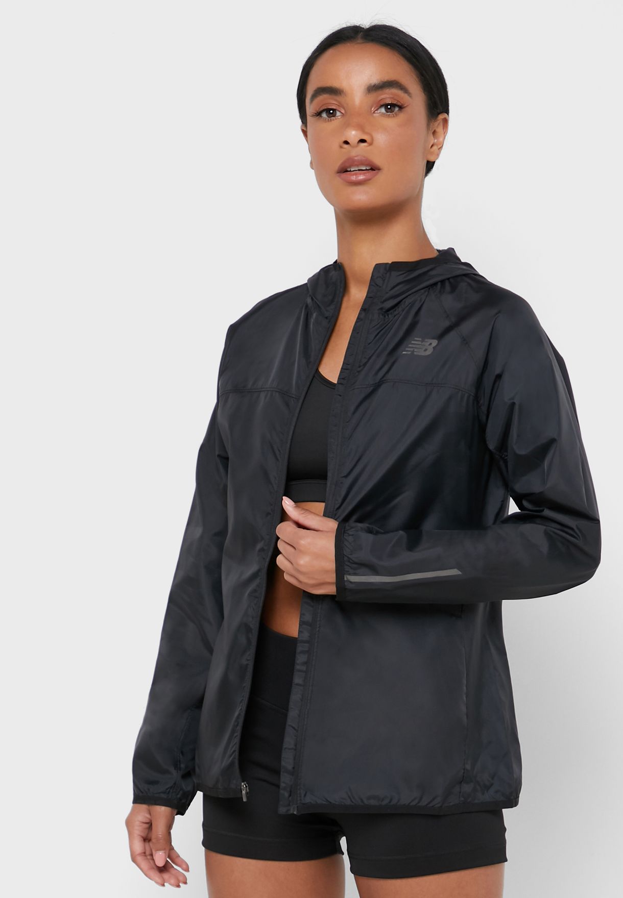 new balance black jacket womens
