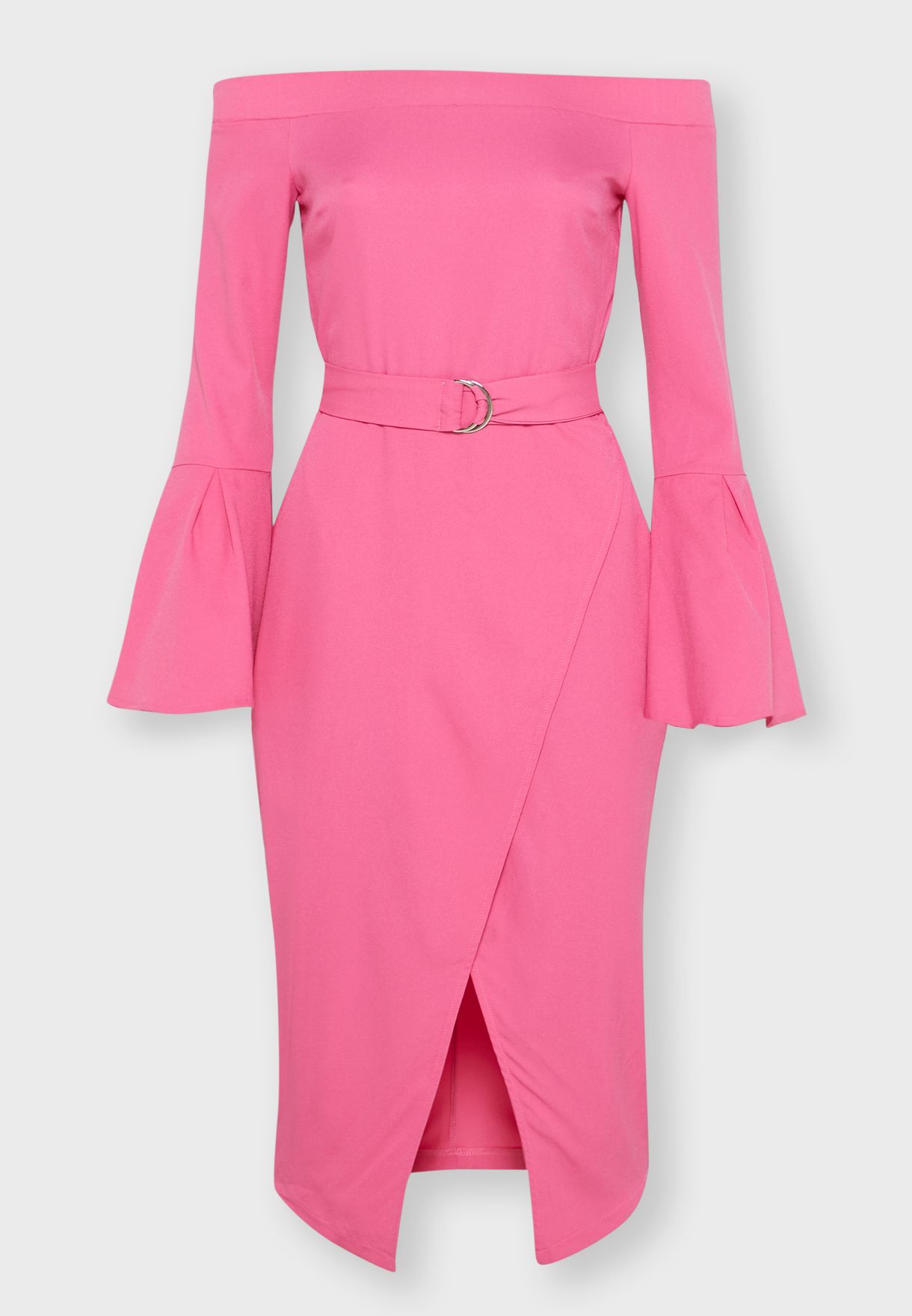 bardot pink suit
