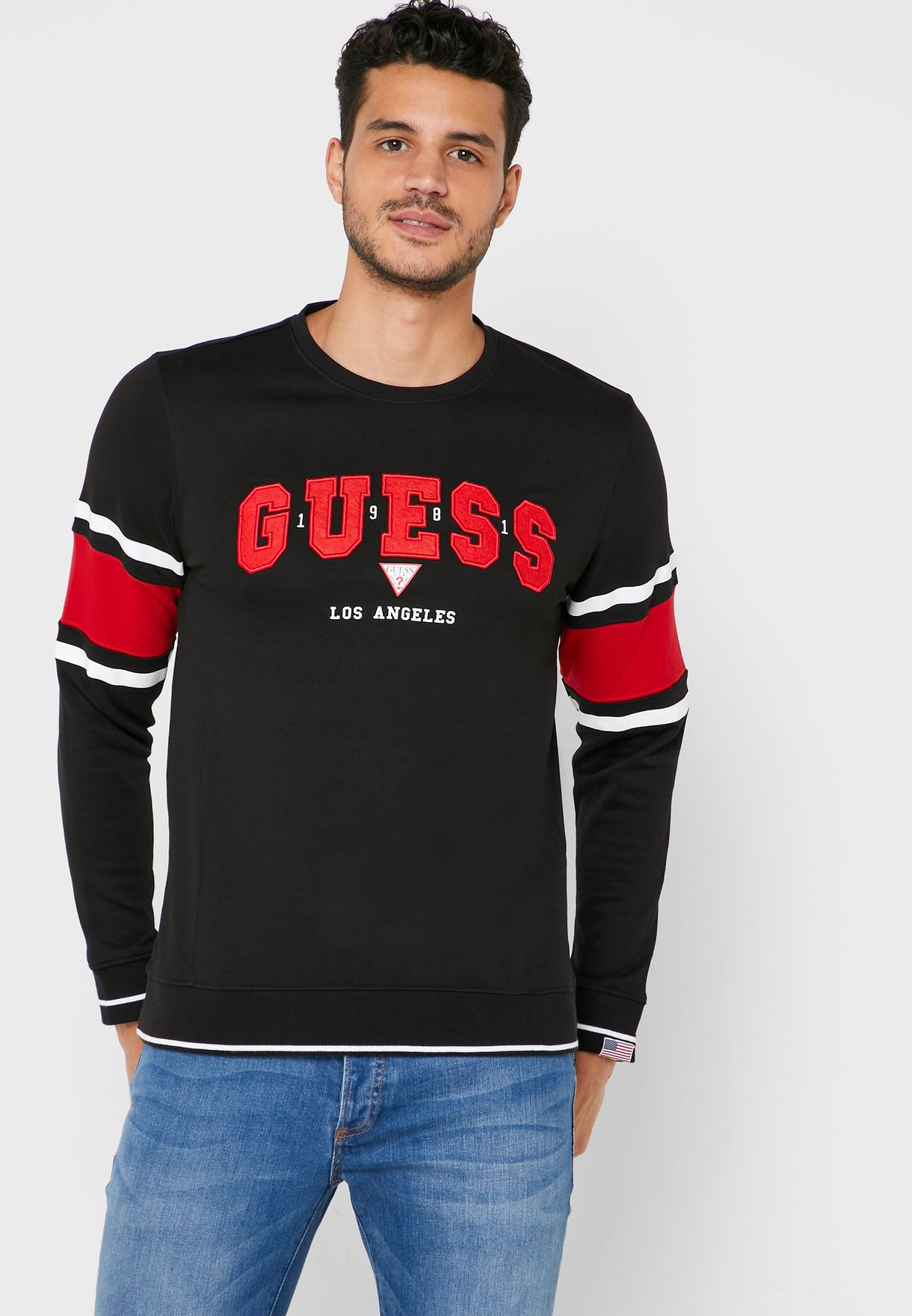 guess jeans sweatshirt mens