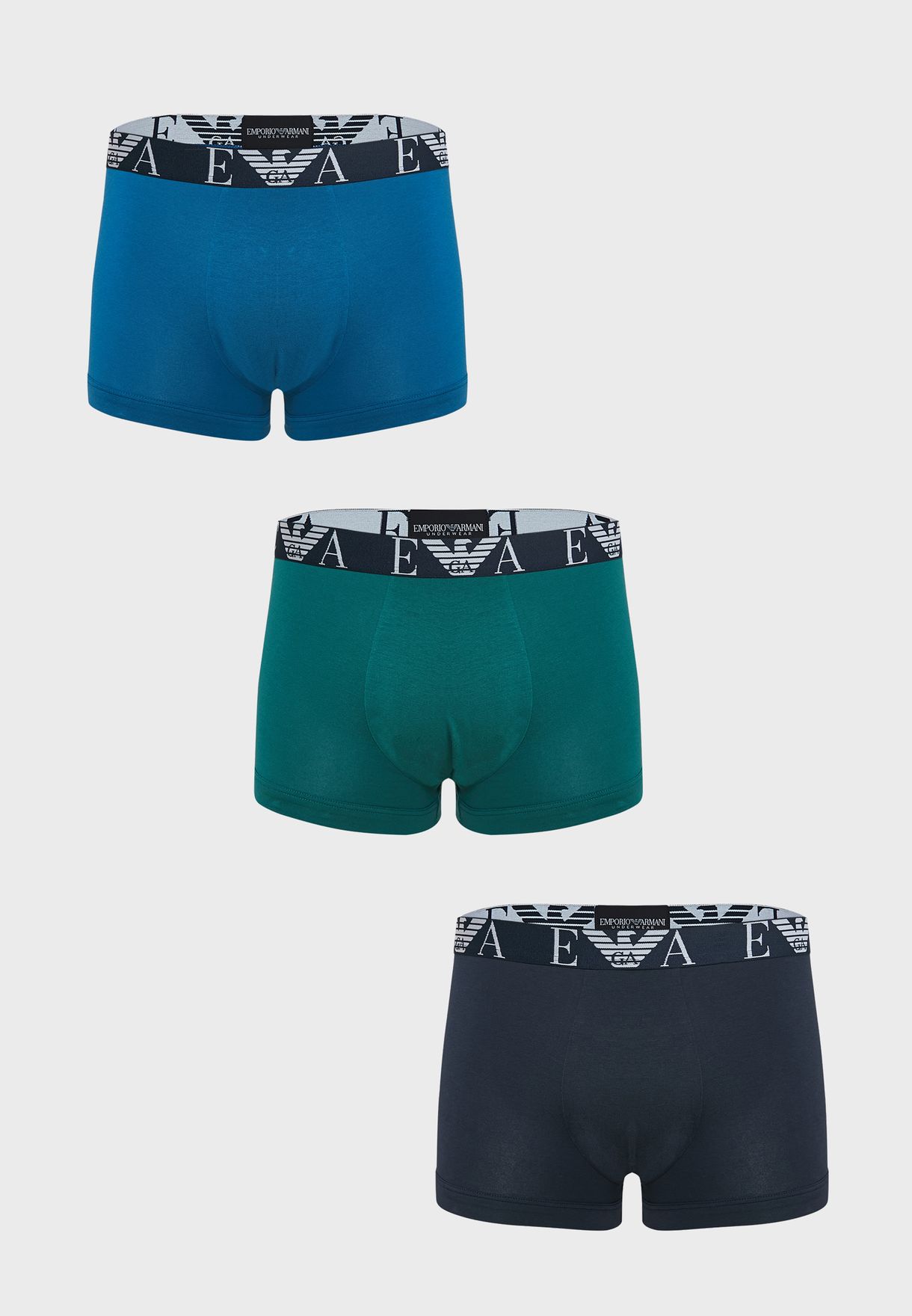 3 Pack Logo Band Trunks