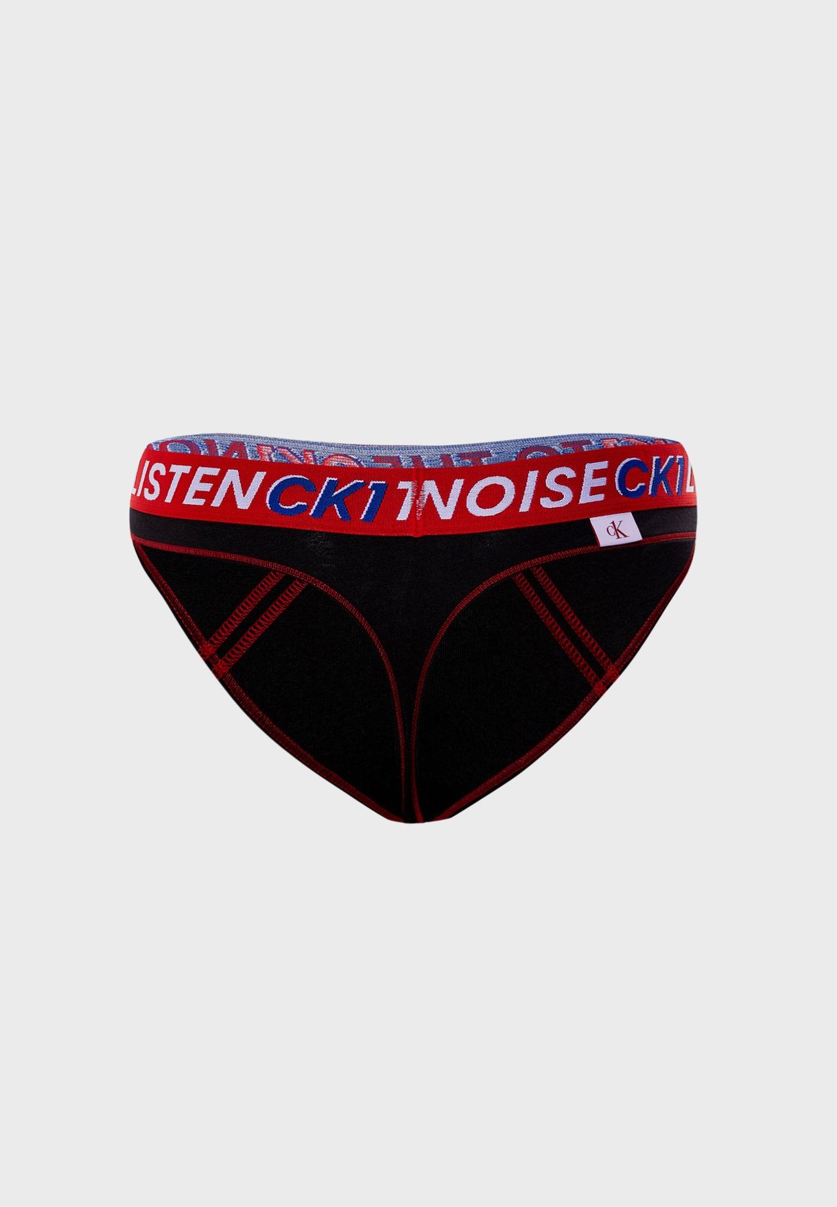 CK One Contrast Detail Logo Band Thong