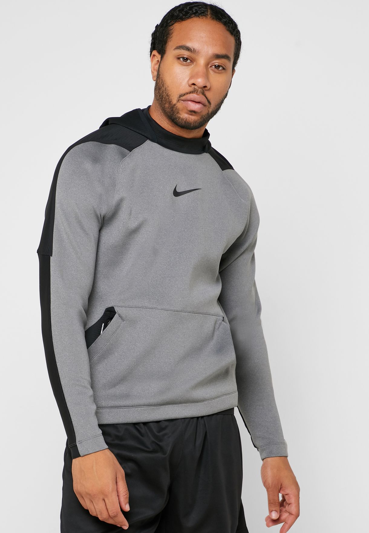 Buy Nike grey NPC Fleece Hoodie for Men 