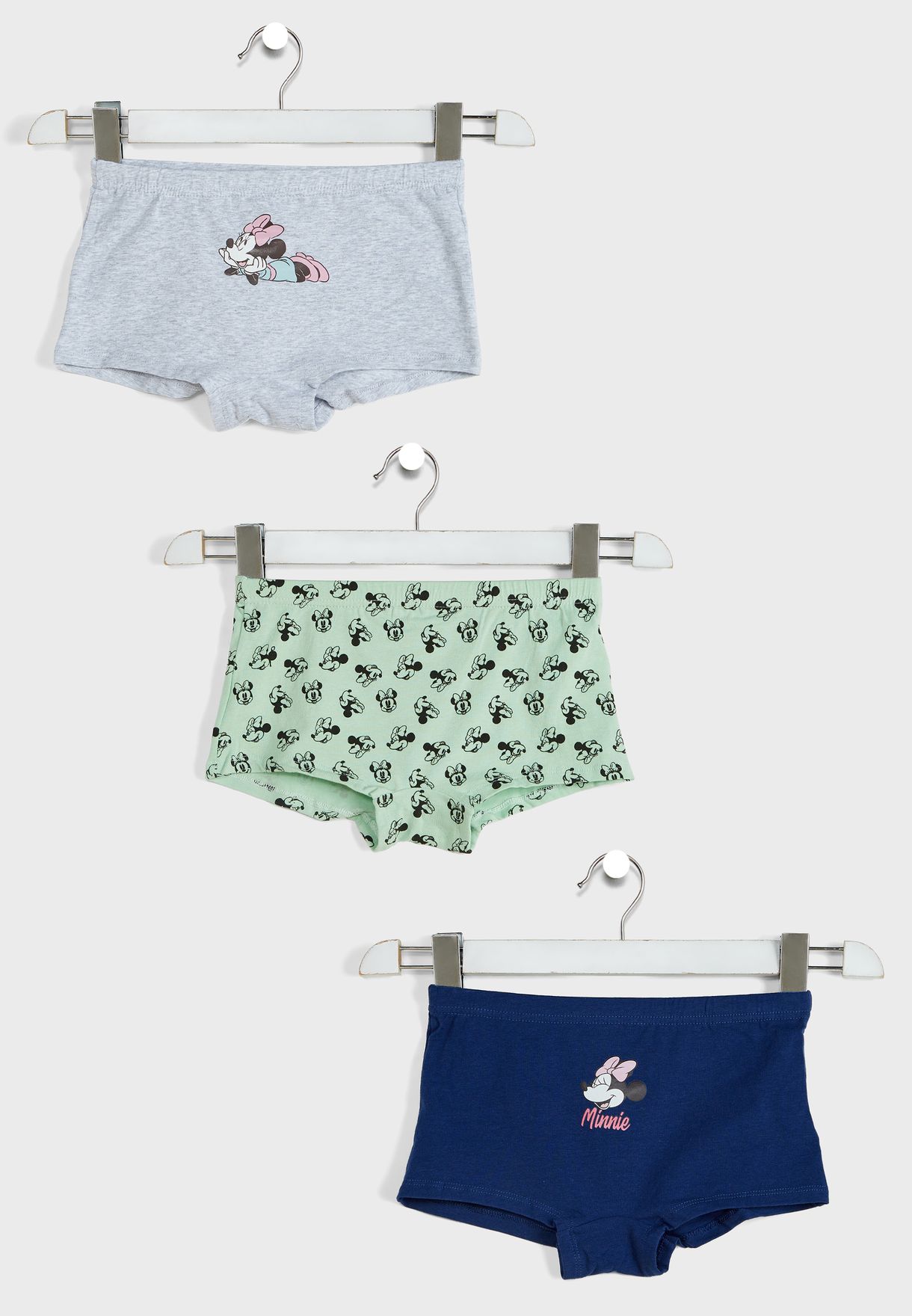 Youth 3 Pack Minnie Mouse Boxers
