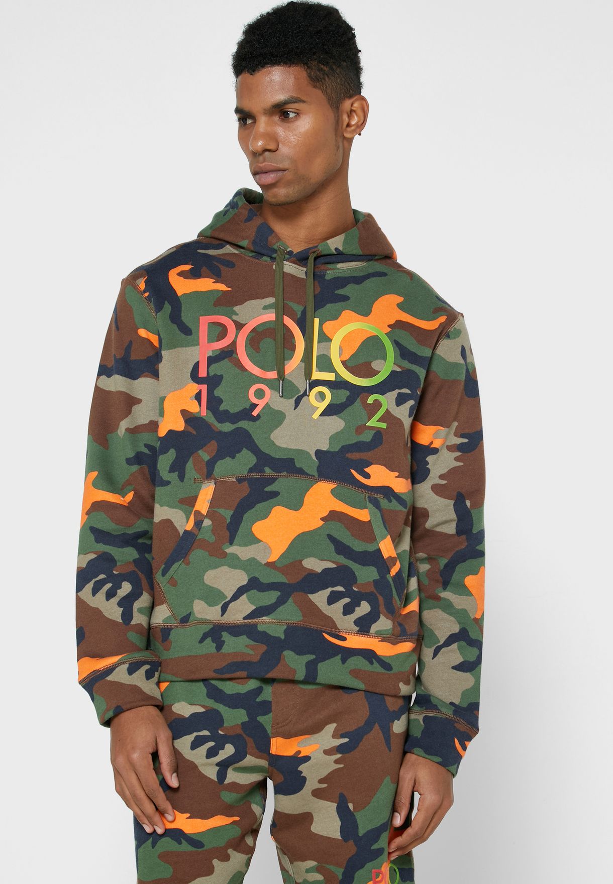 Buy Polo Ralph Lauren multicolor Camo Logo Hoodie for Men in MENA, Worldwide