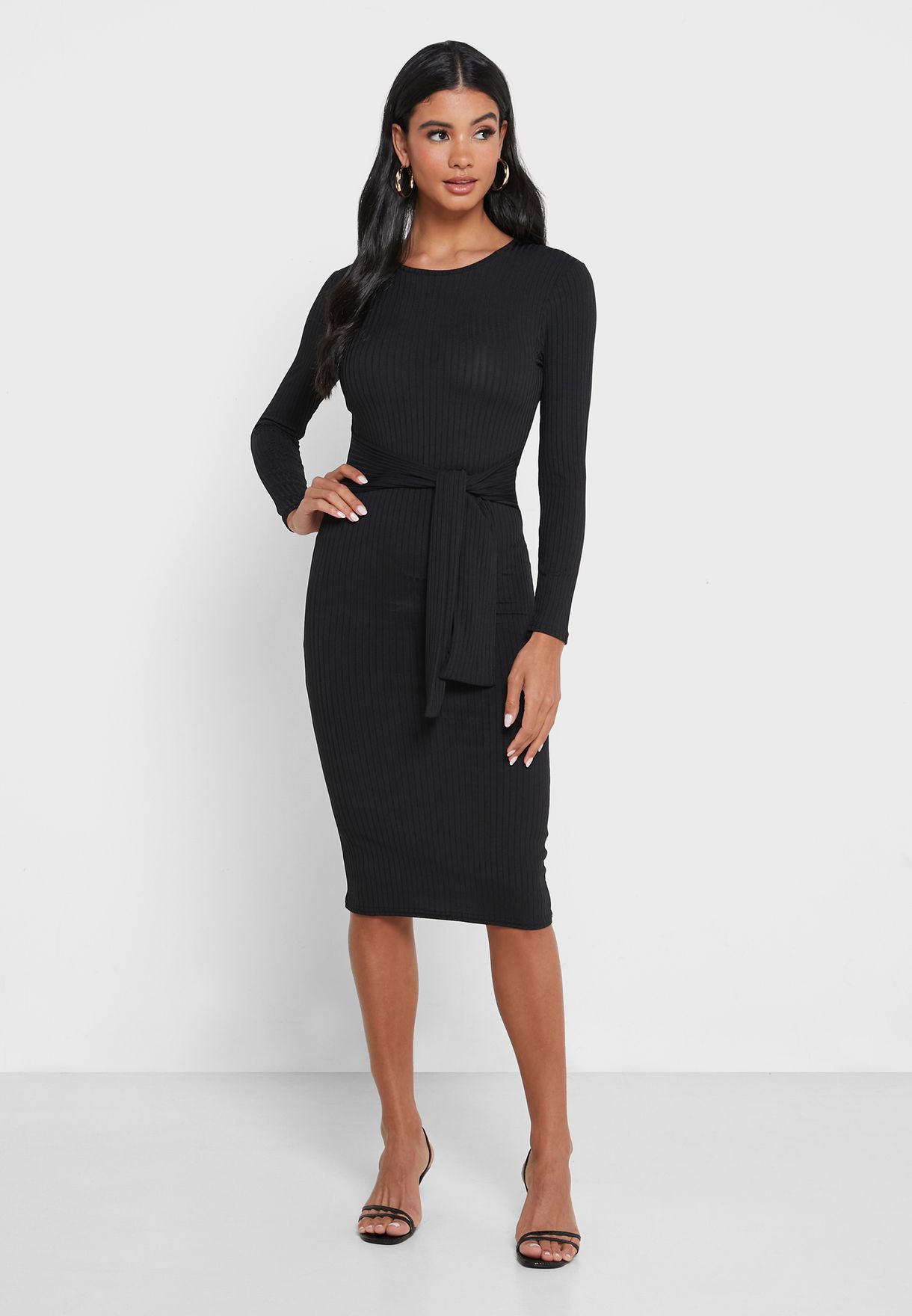 new look black pencil dress