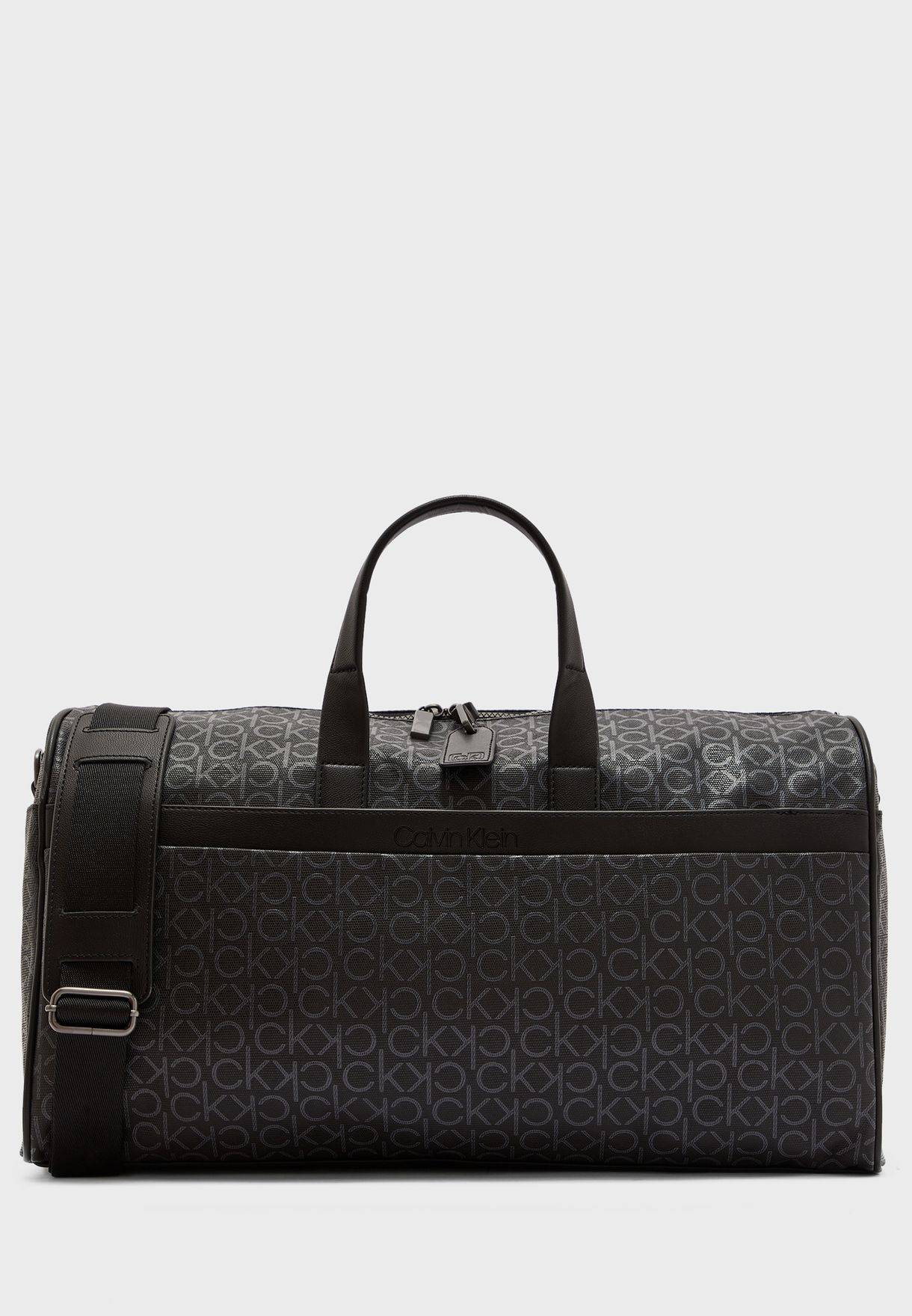 Buy Calvin Klein black Logo Print Duffel Bag for Men in Dubai, Abu Dhabi