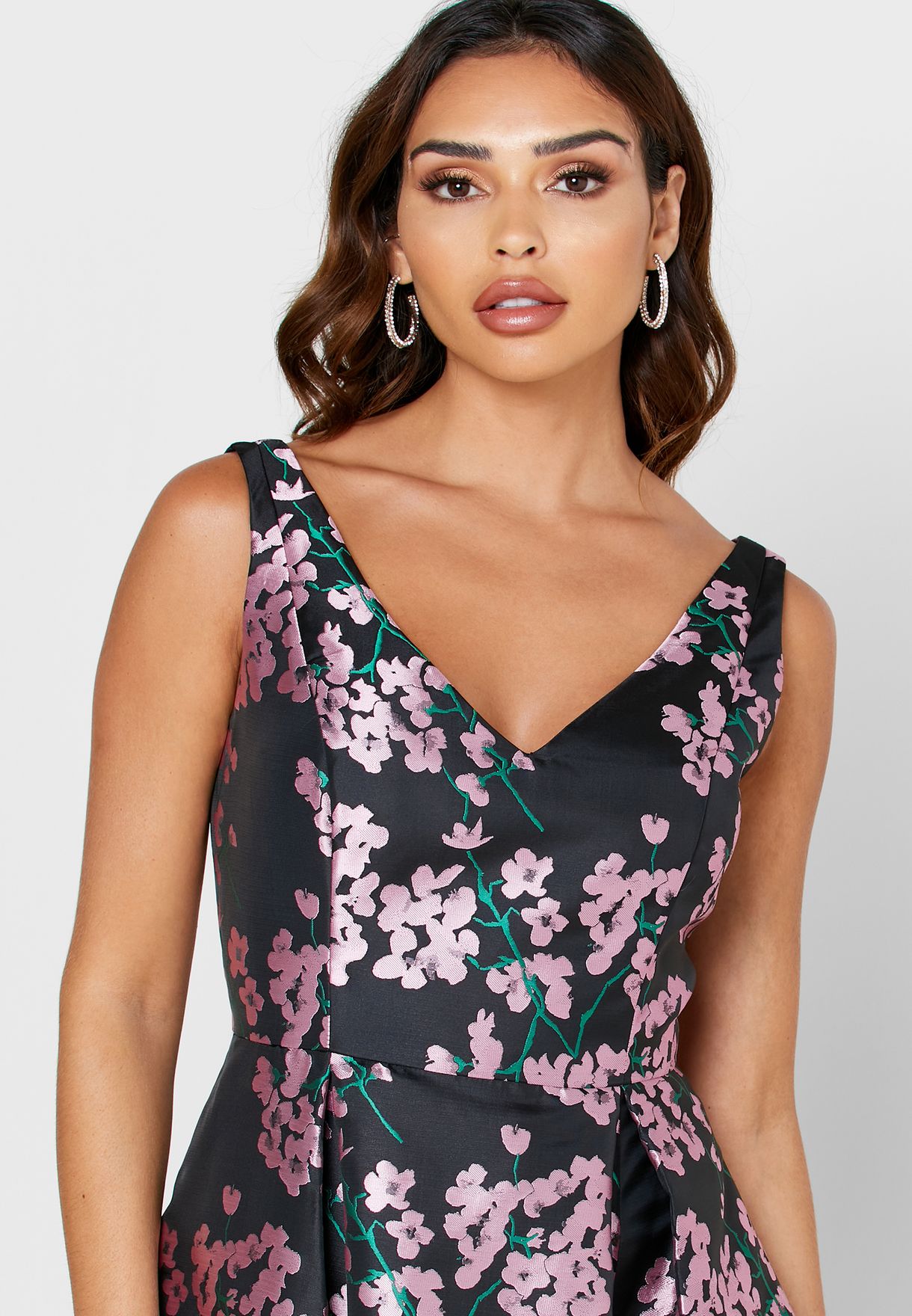 Buy Adrianna Papell prints Floral Print Prom Dress for Women in Dubai