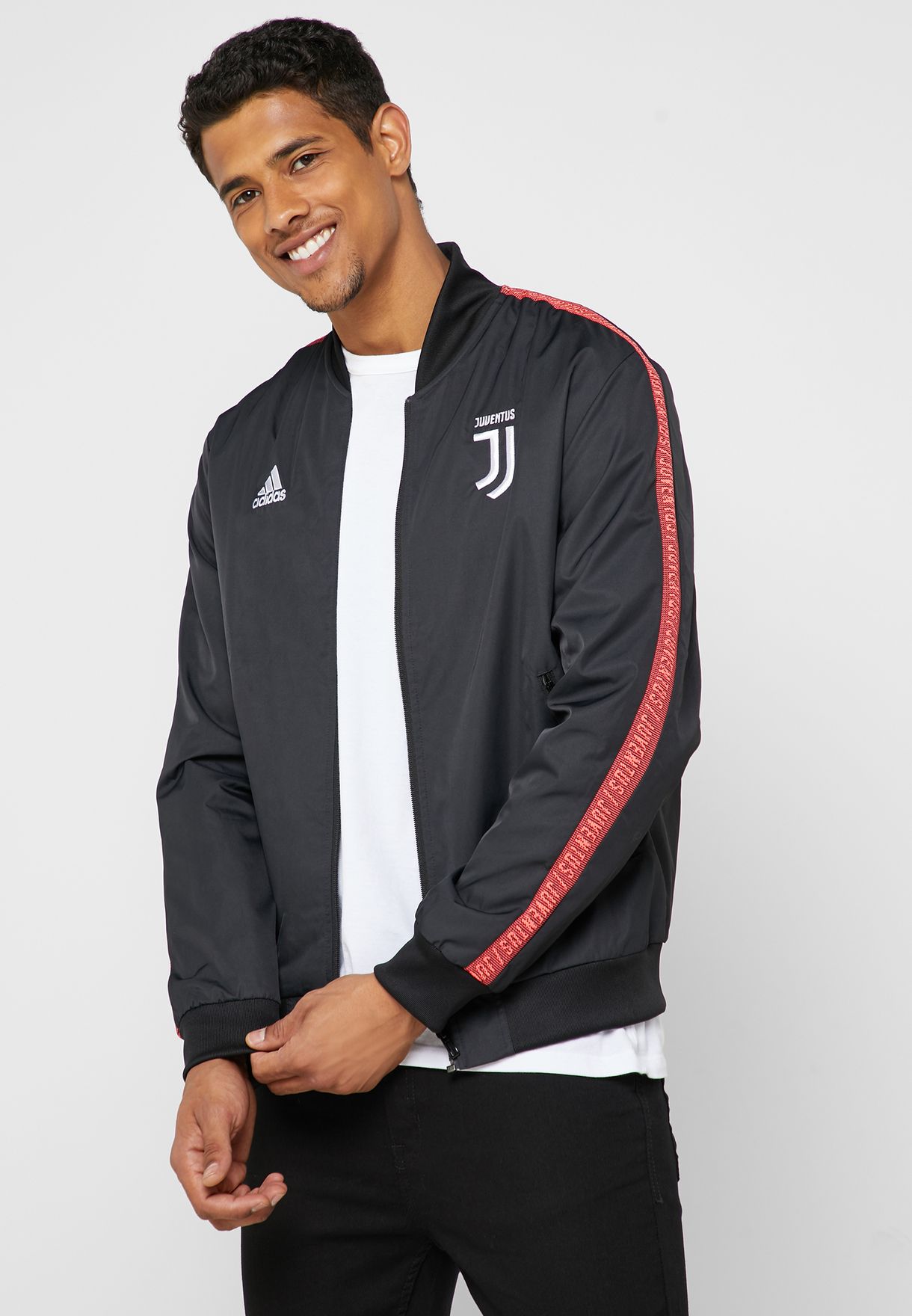 Buy adidas black Juventus Anthem Jacket 