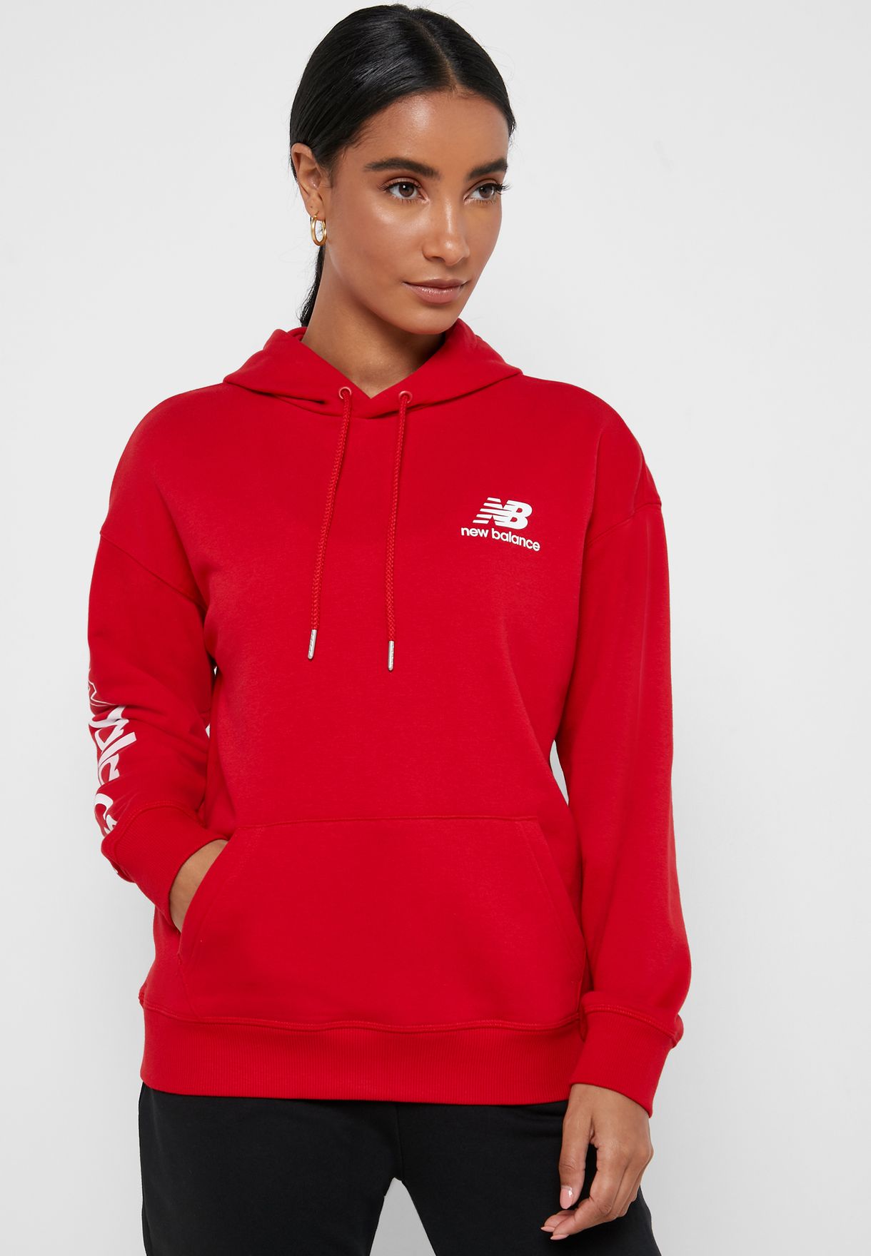 red new balance hoodie