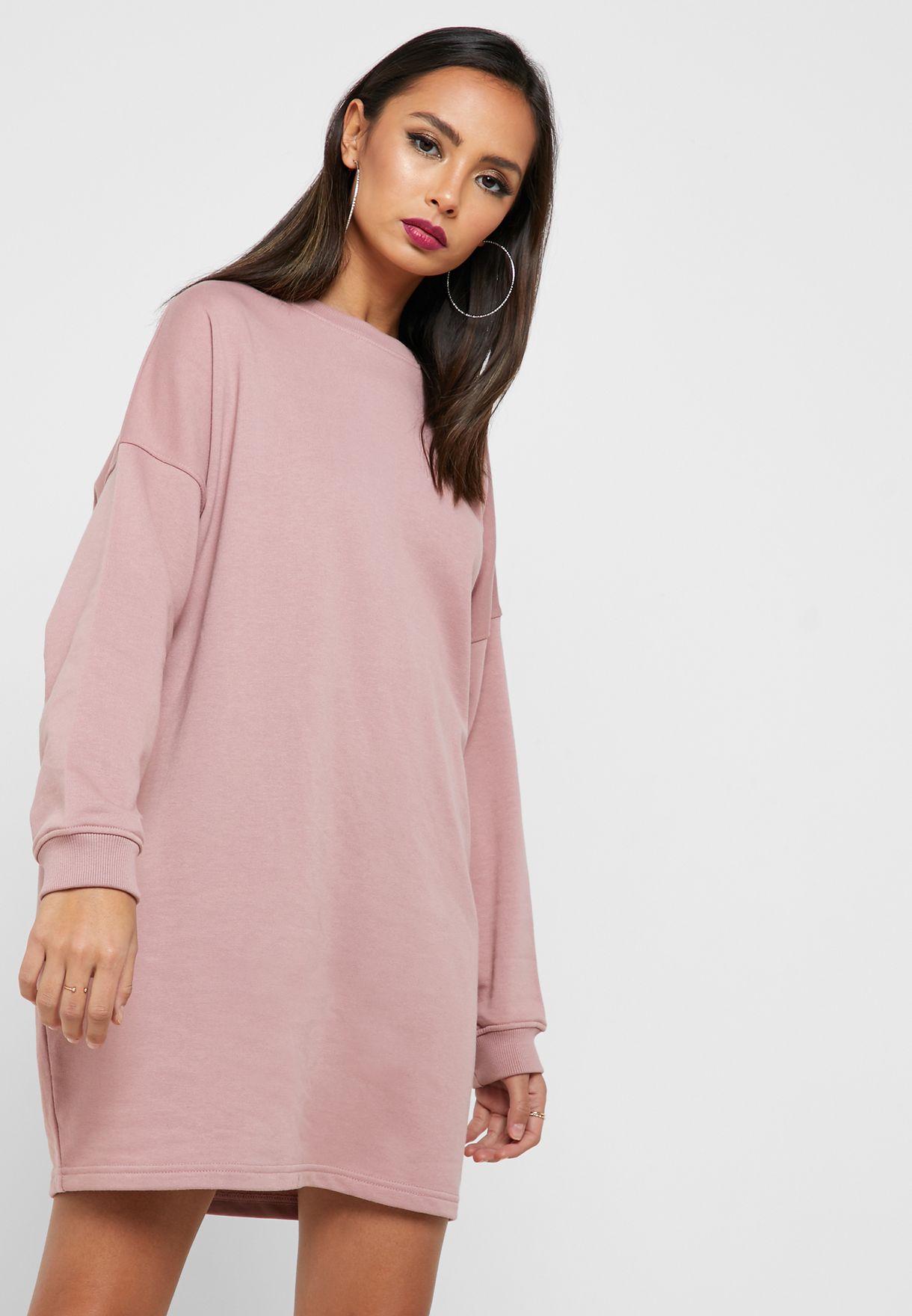 missguided oversized sweater dress