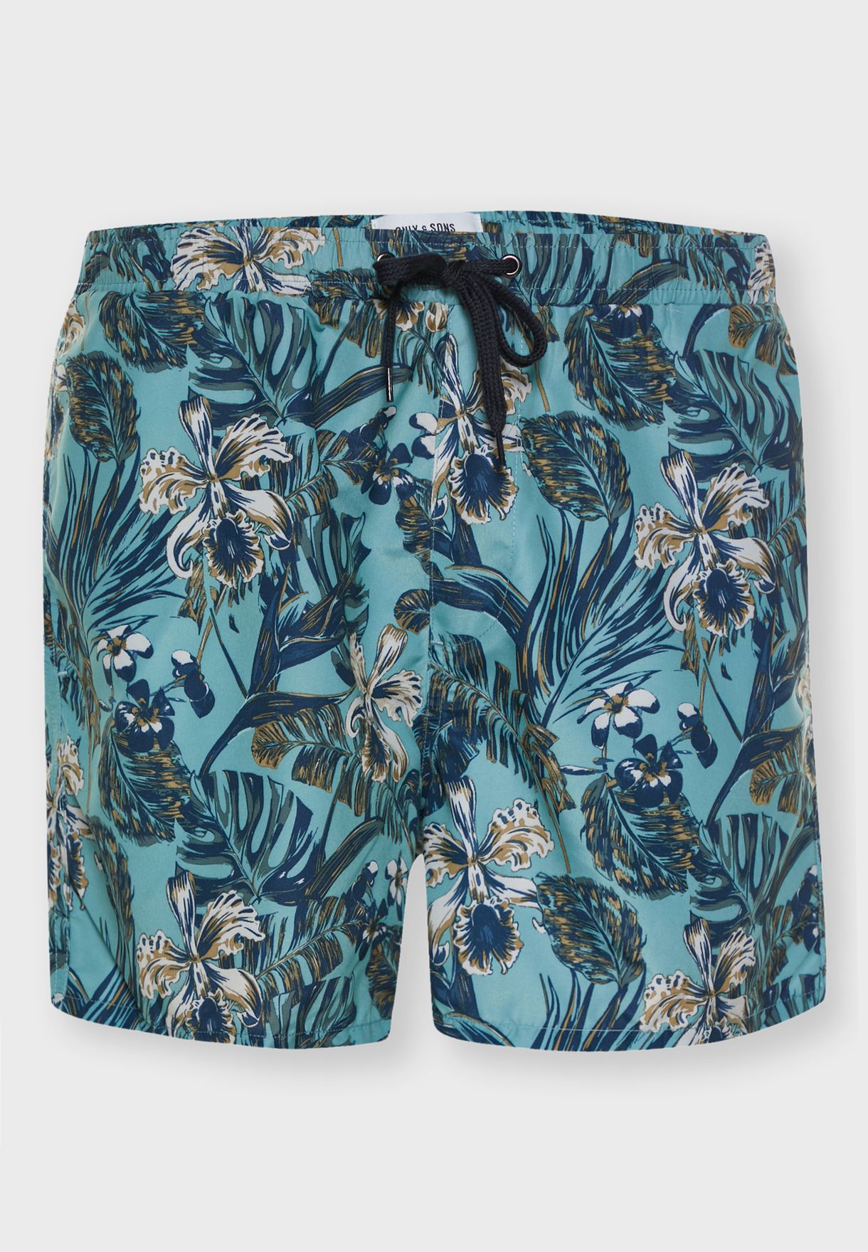 floral swim shorts