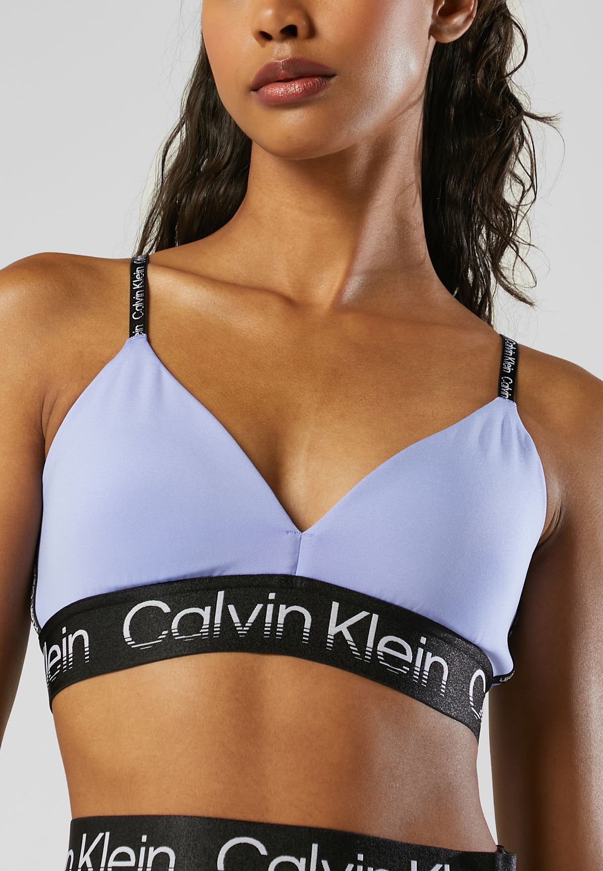 Logo Band Low Support Bra