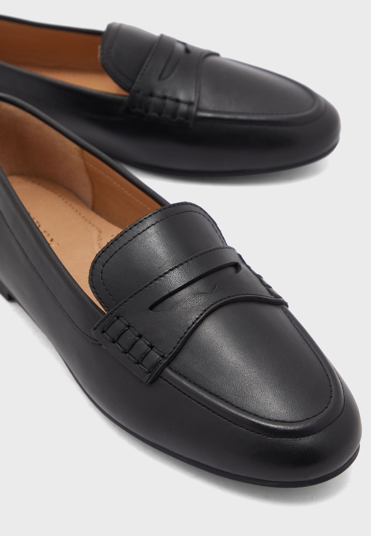 Buy Lauren Ralph Lauren black Adison Moccasins for Women in Baghdad, Basra