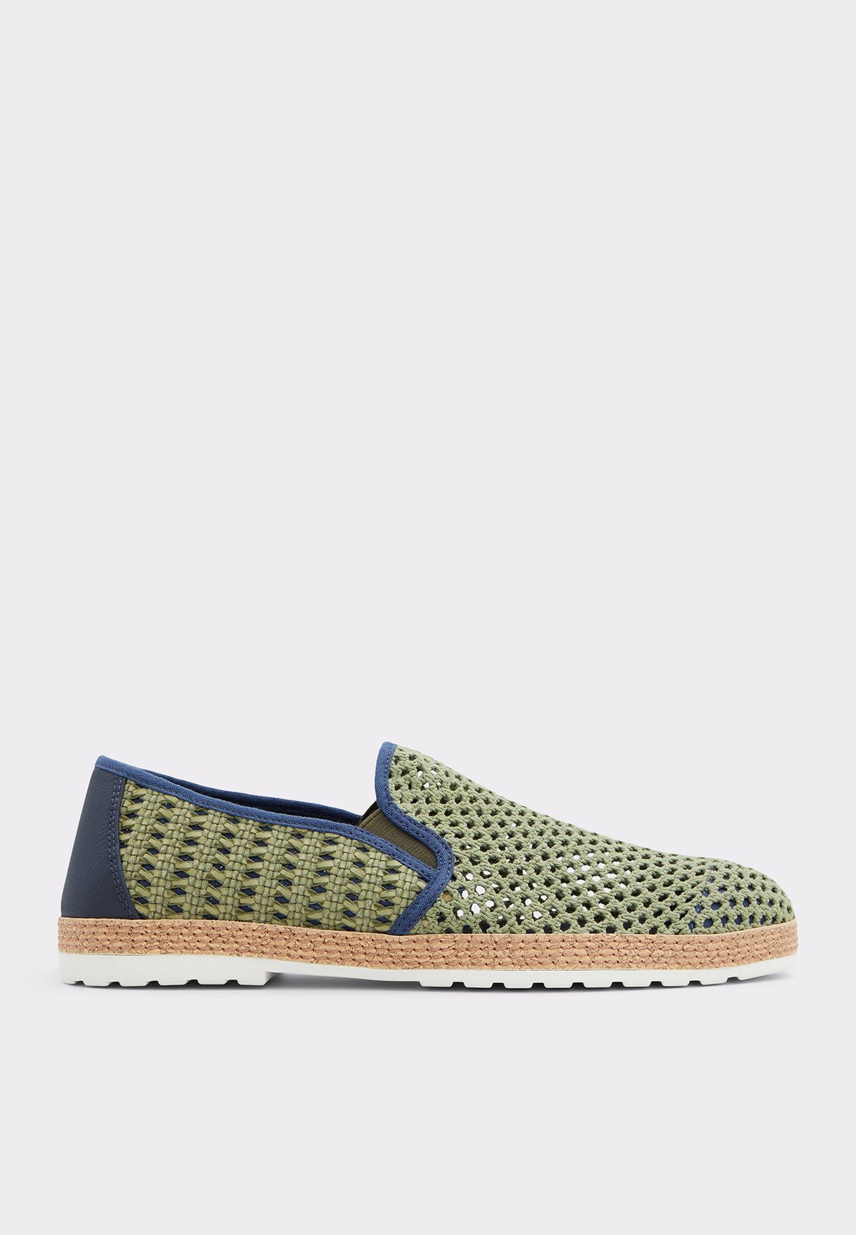 Buy Aldo green Kianou Slip On Shoes for Men in Dubai, Abu Dhabi