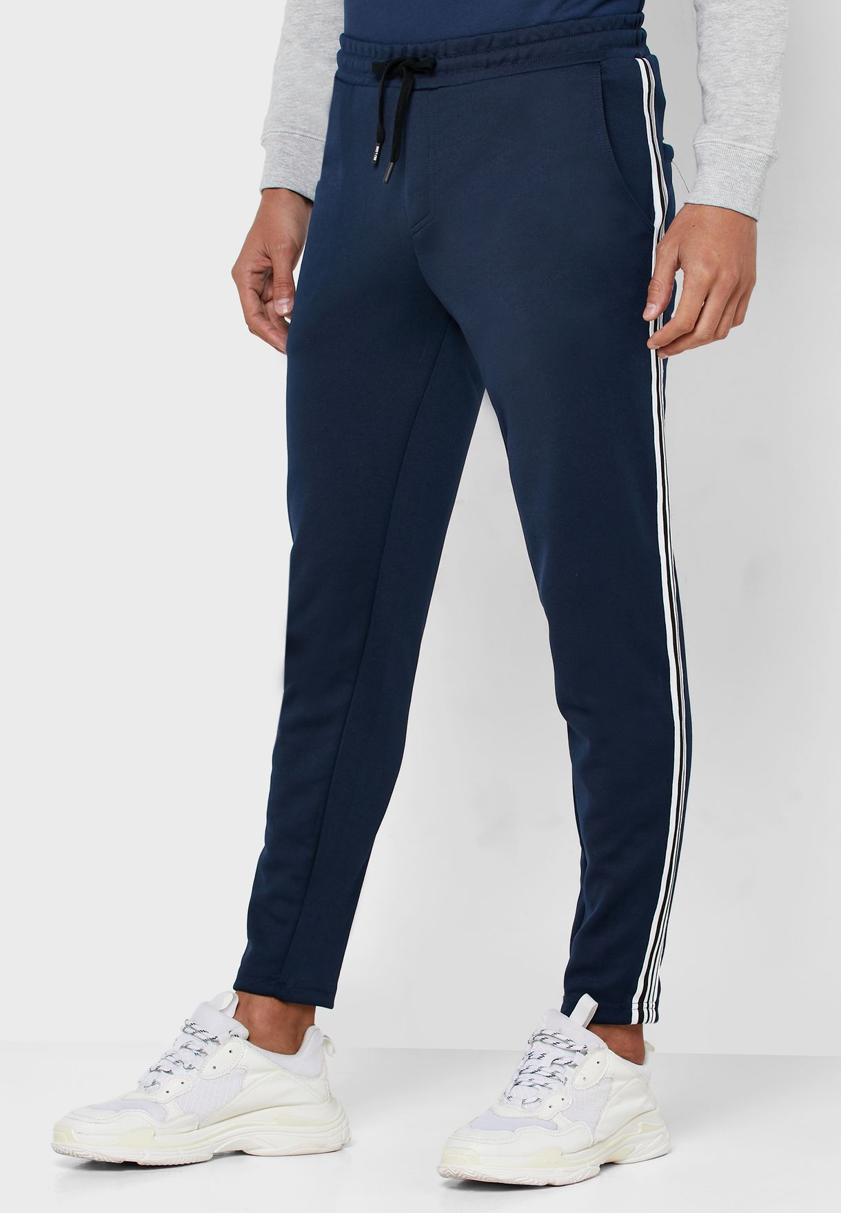 side stripe sweatpants