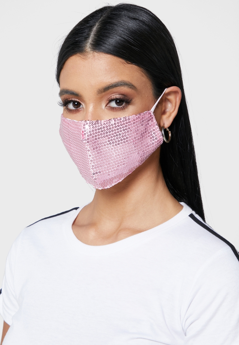 glitter face mask medical