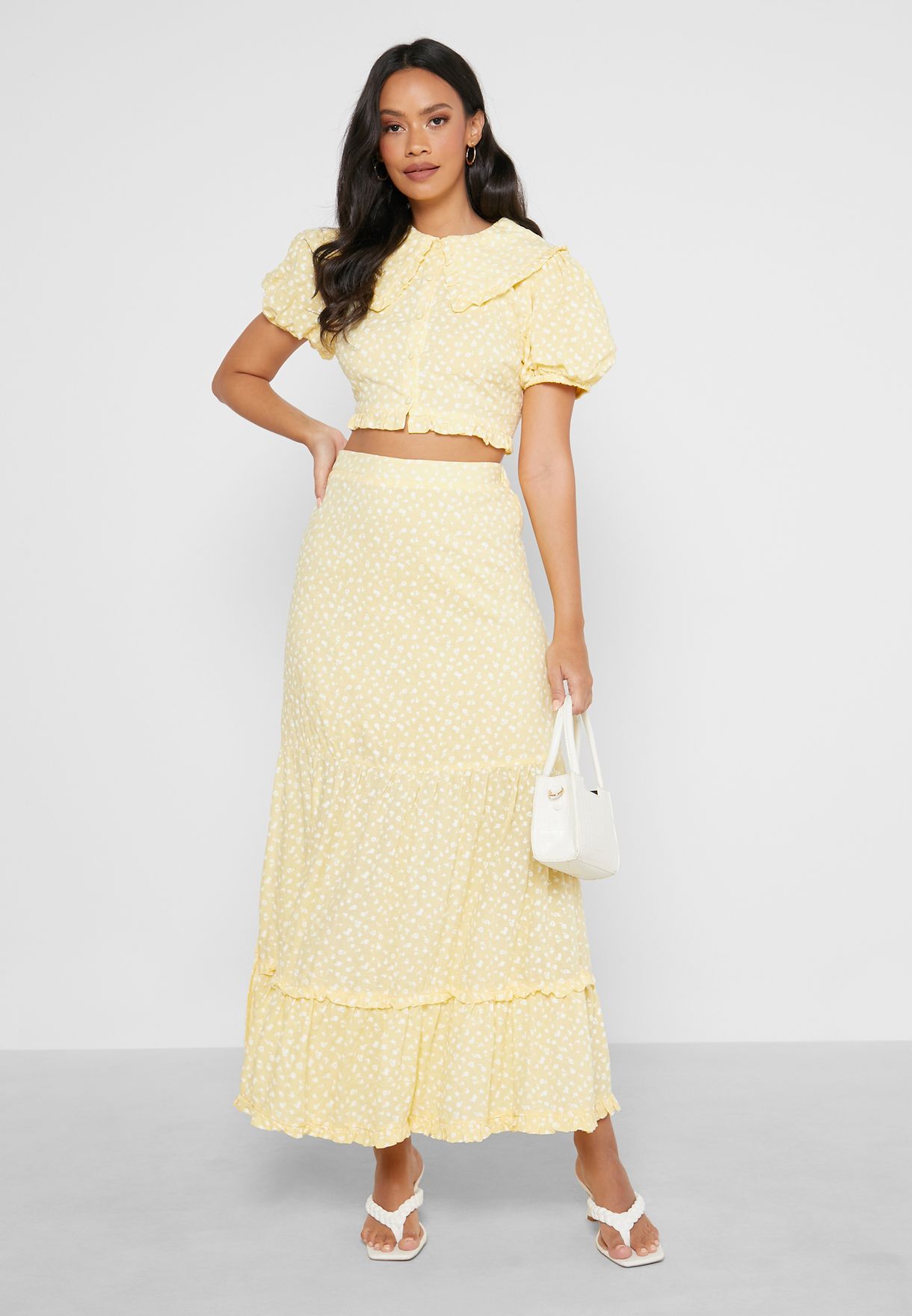 Co-Ord Tiered Midaxi Skirt