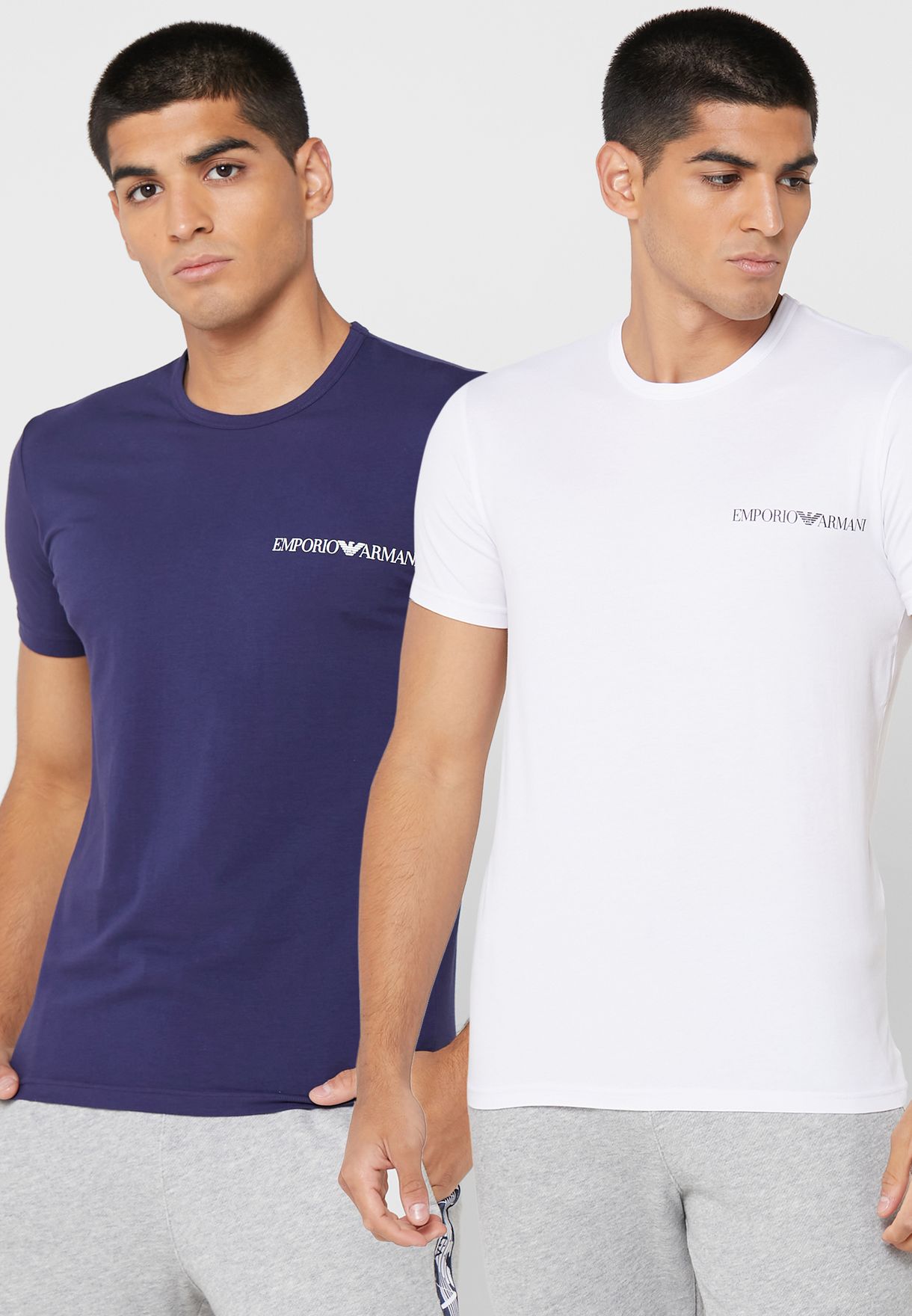 2 Pack Logo Crew Neck T-Shirt