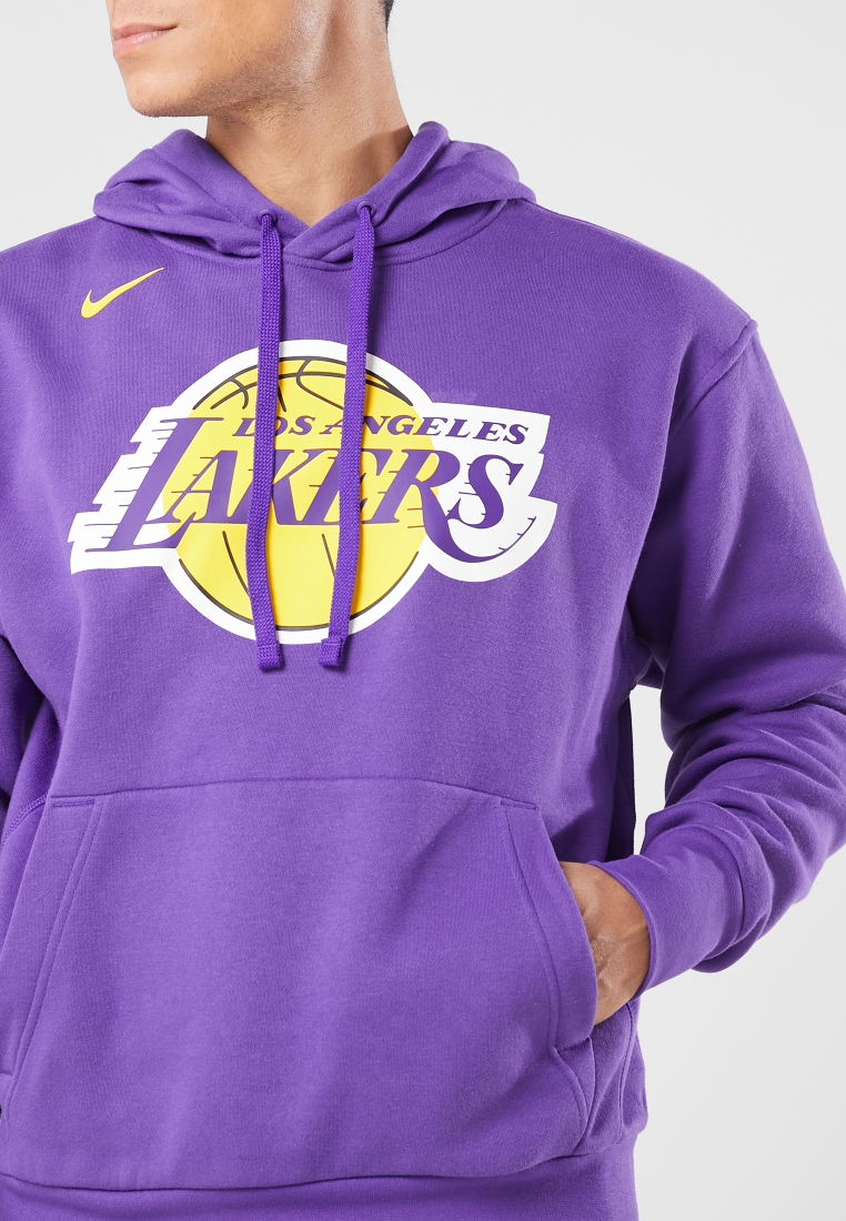 Nike NBA Los Angeles Lakers Fleece Men's Hoodie Purple DN4709-504