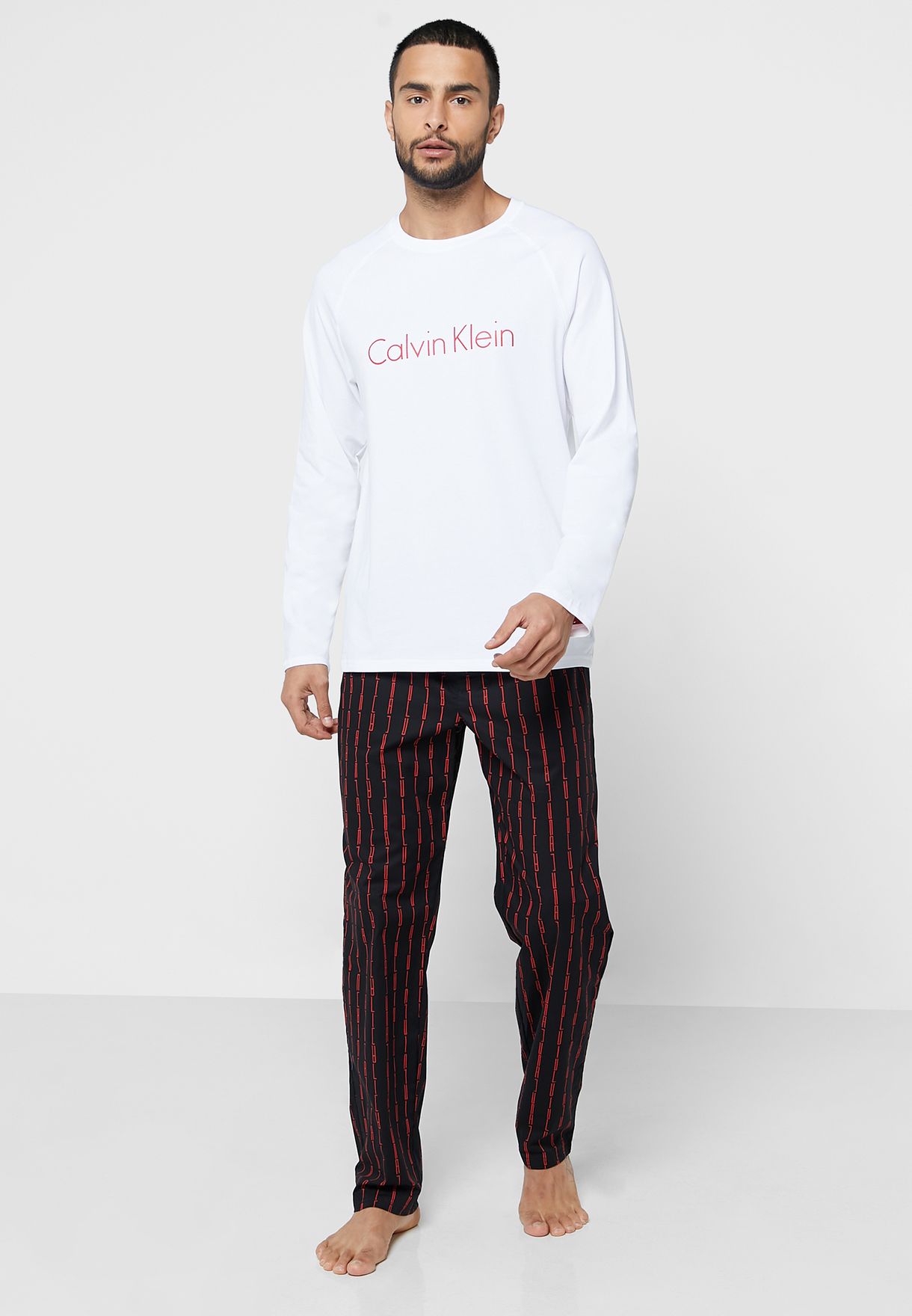 Buy Calvin Klein multicolor Logo Printed T-Shirt Pyjama Set for Men in  Dubai, Abu Dhabi