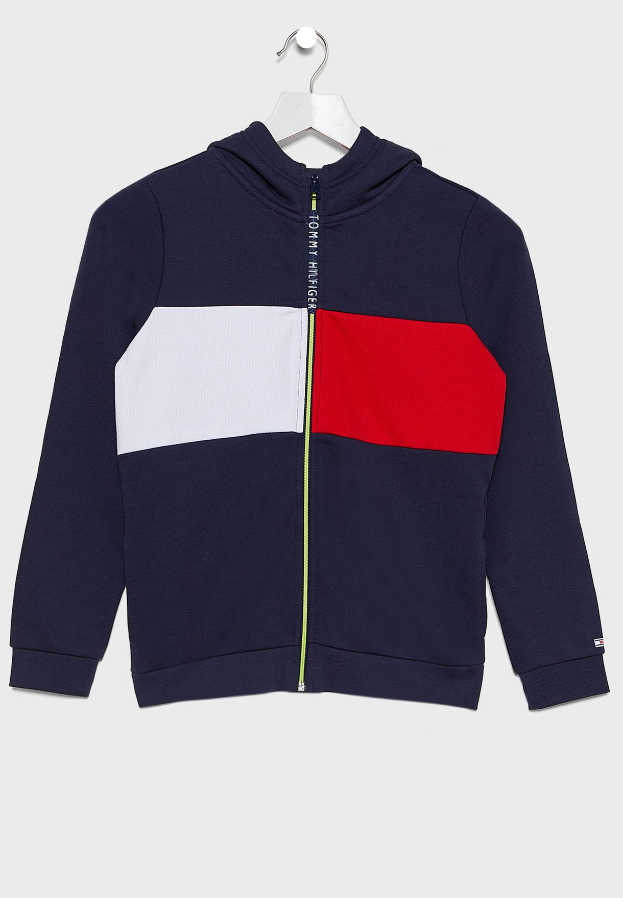 tommy hilfiger colour block hoodie
