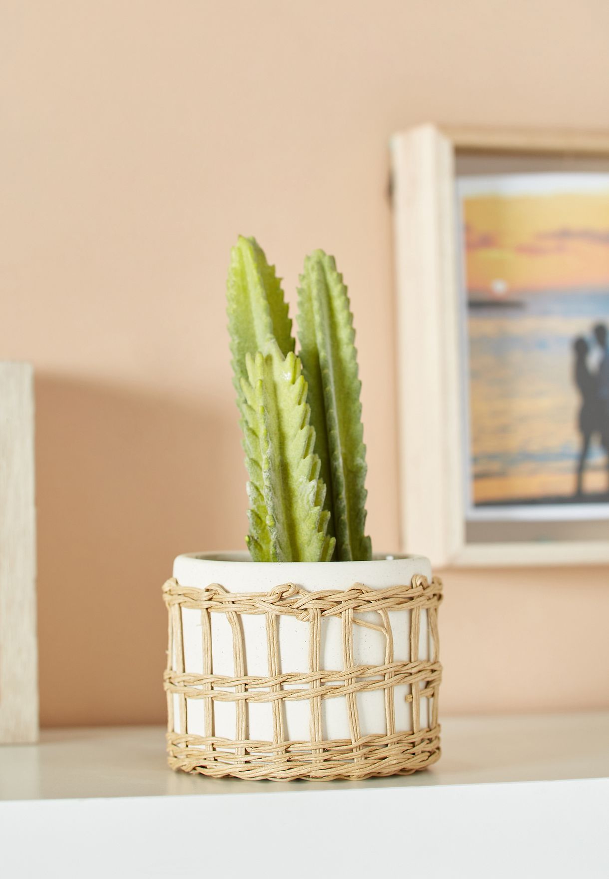 Speckled & Woven Planter