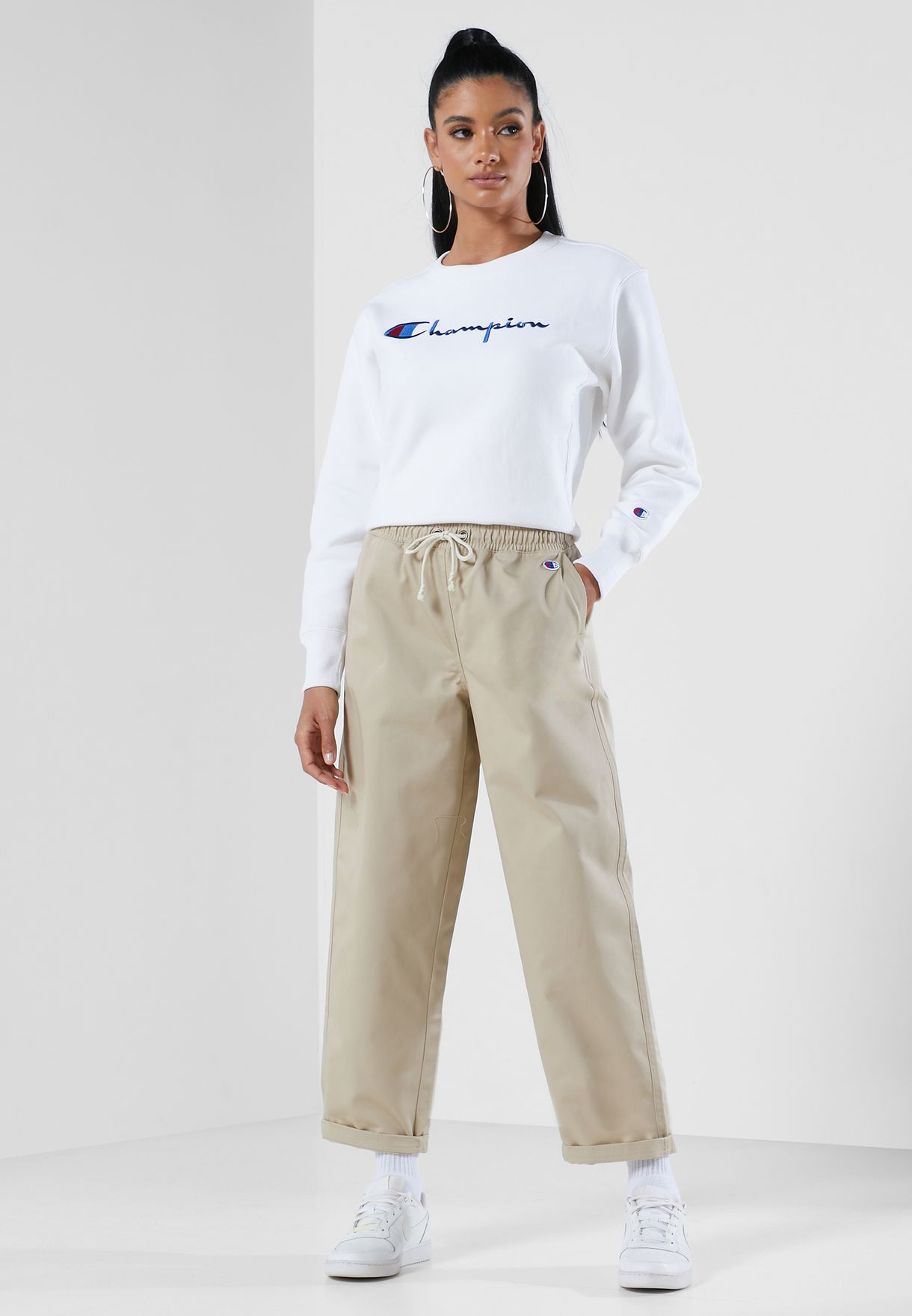 champion poly track pants