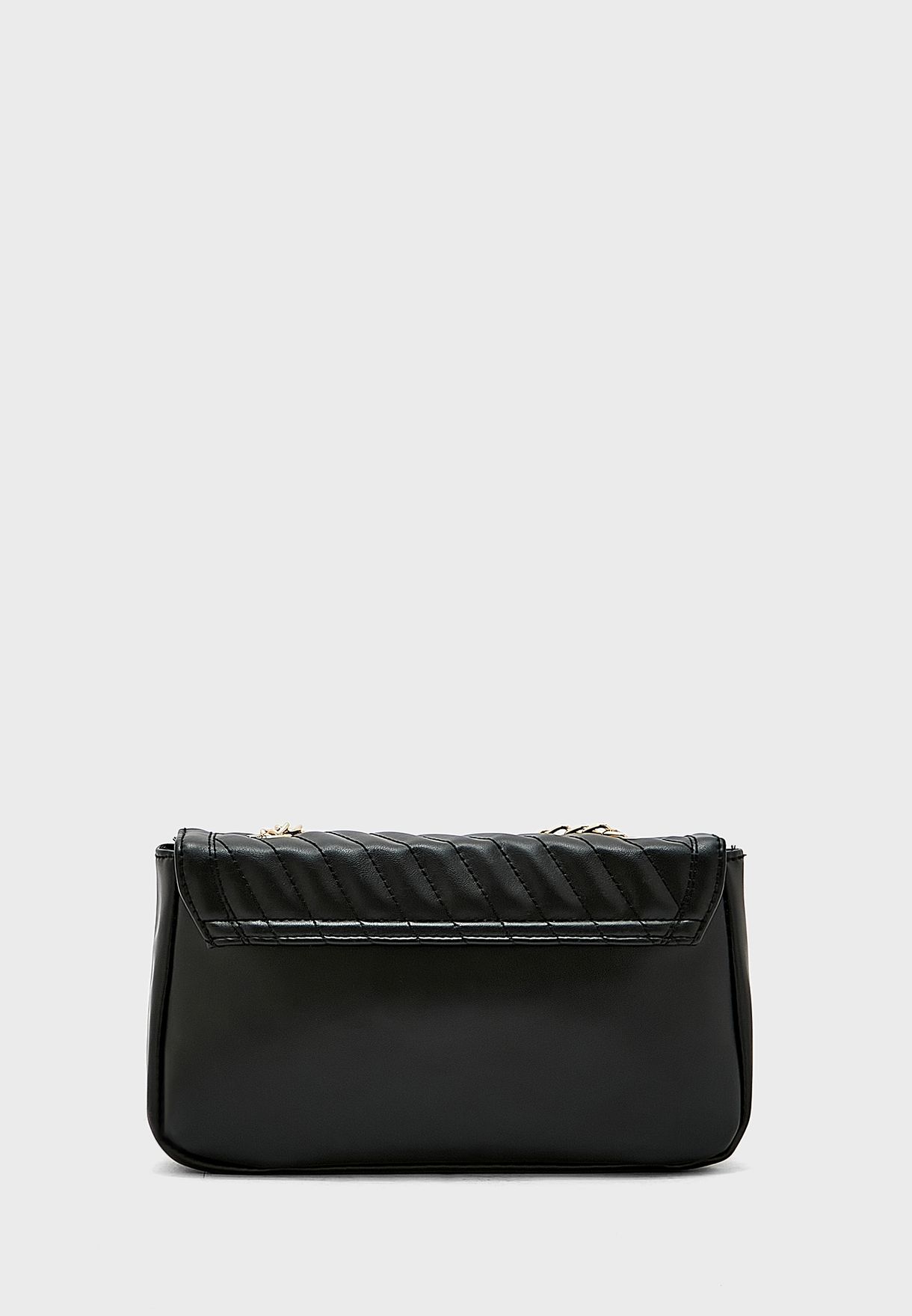 Quilted Curve Crossbody Handbag