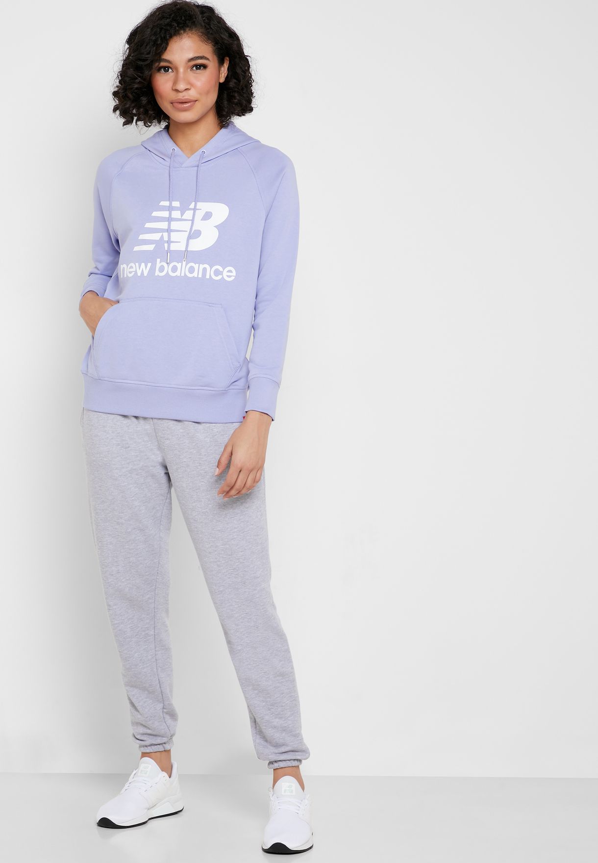 new balance logo hoodie