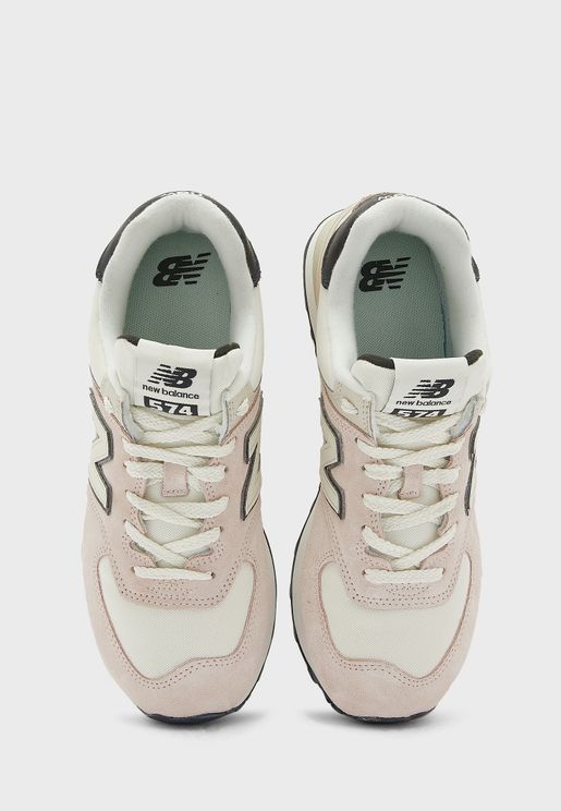 new balance 574 turtle dove with candy pink